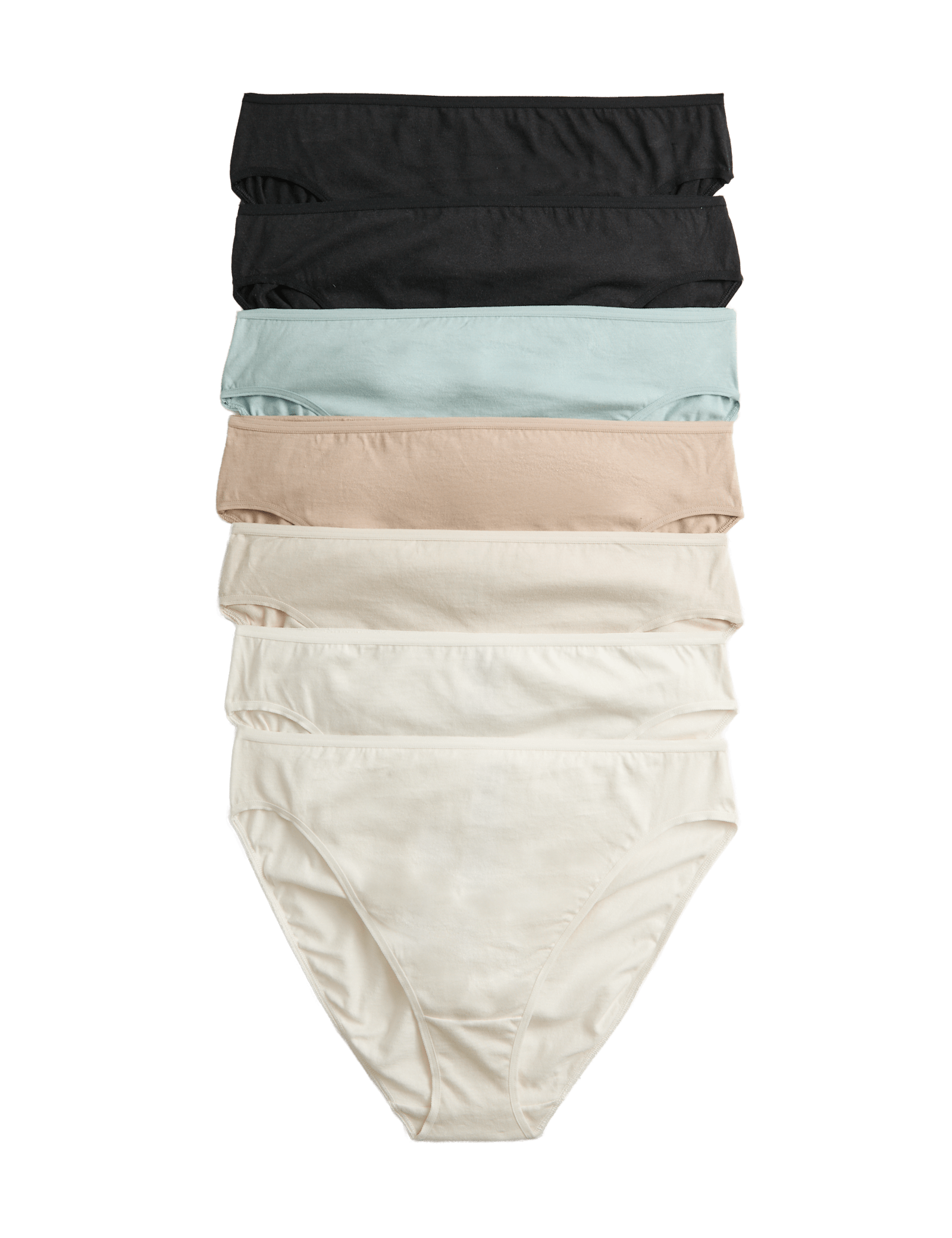 7 Pack Pure Cotton High Leg Knickers - image 5