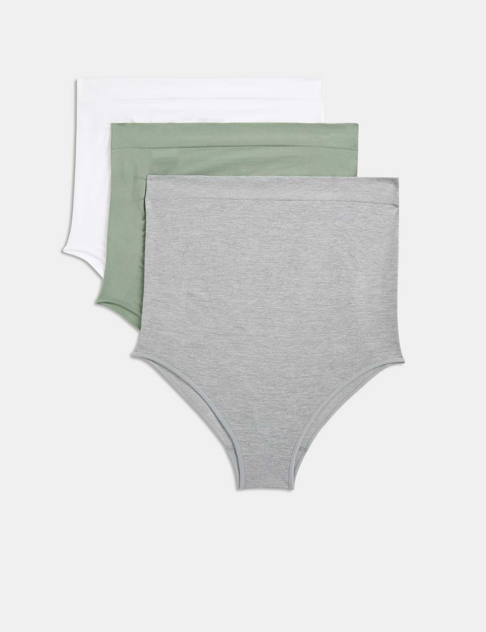 3pk Seamless Over Bump Maternity Briefs - image 3