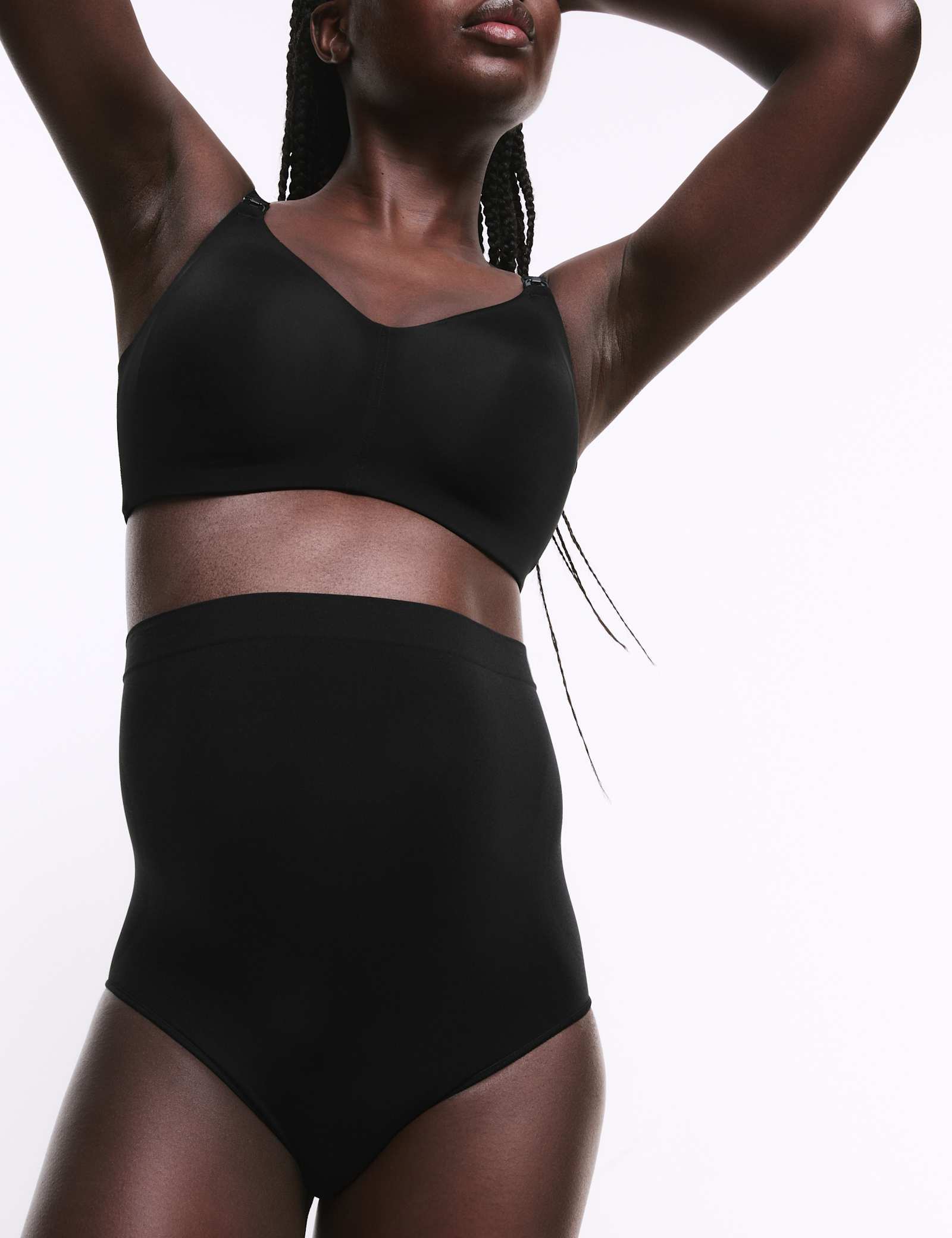 3pk Seamless Over Bump Maternity Briefs - image 2