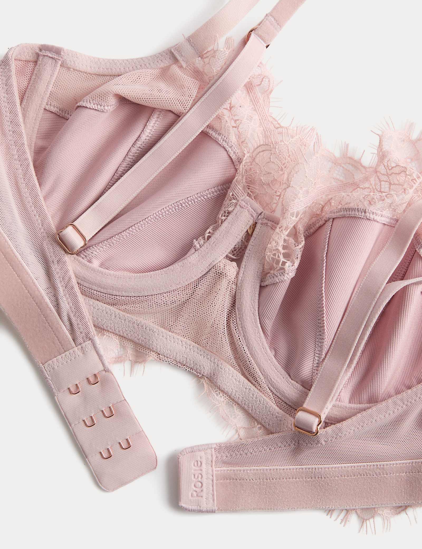 Saffron Satin & Lace Wired Balcony Bra (A-E) - image 4