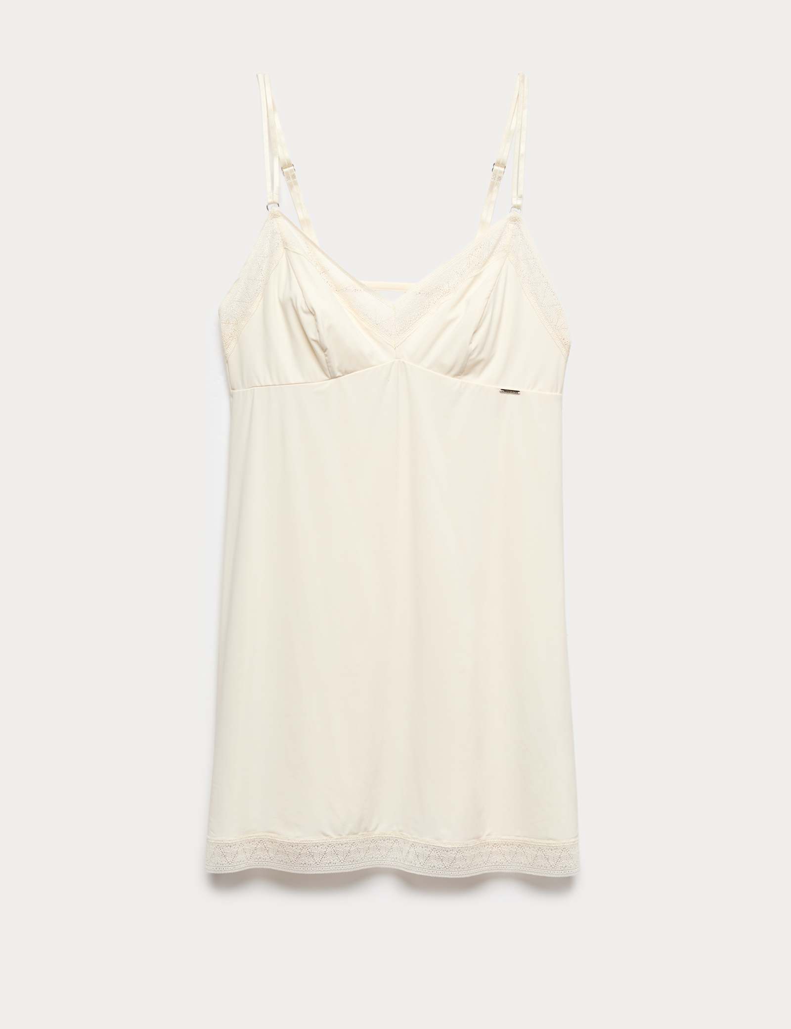 Boston Microfibre Non Wired Lace Trim Slip - image 2