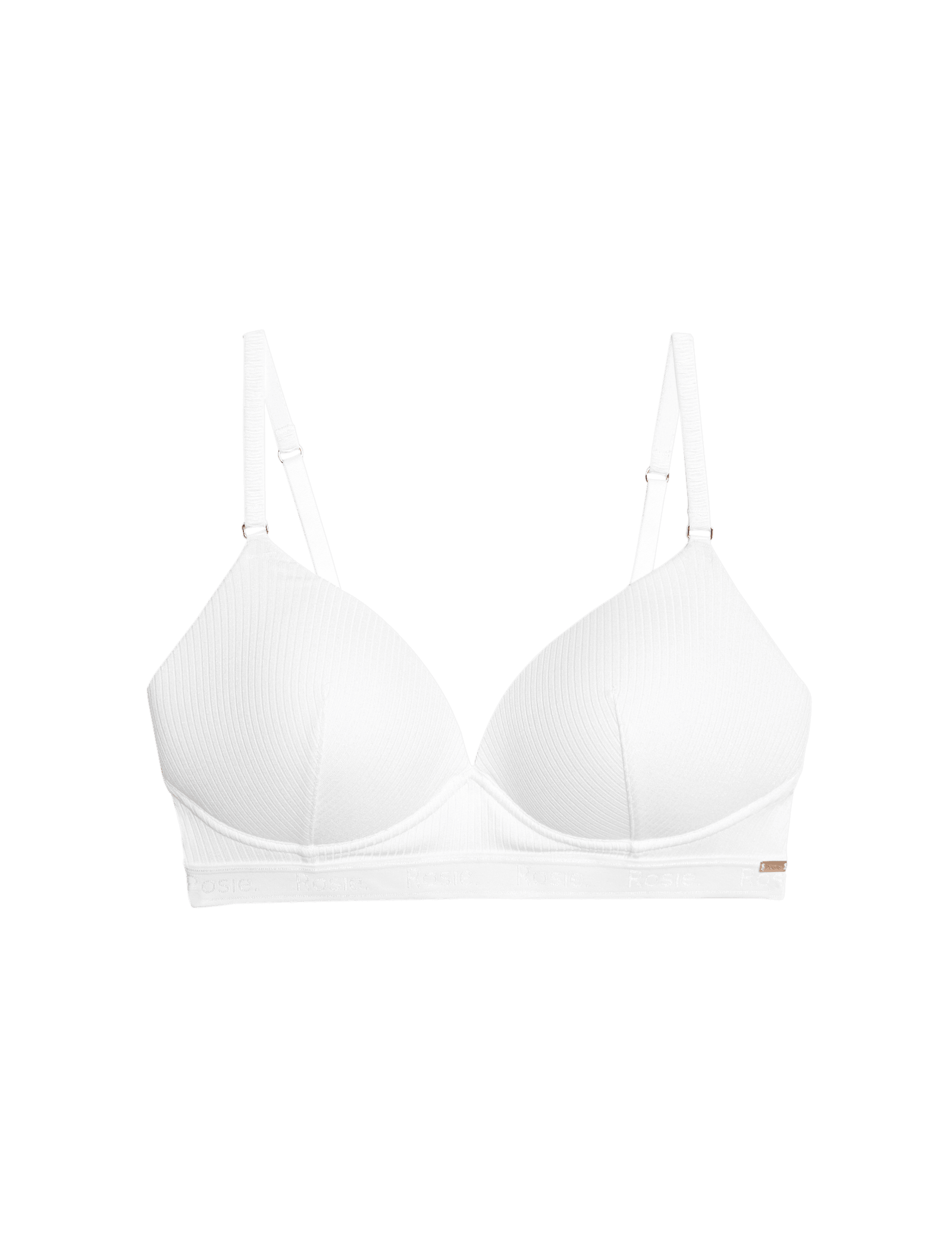 Lounge Rib & Lace Non Wired Plunge Bra (A-E) - image 3