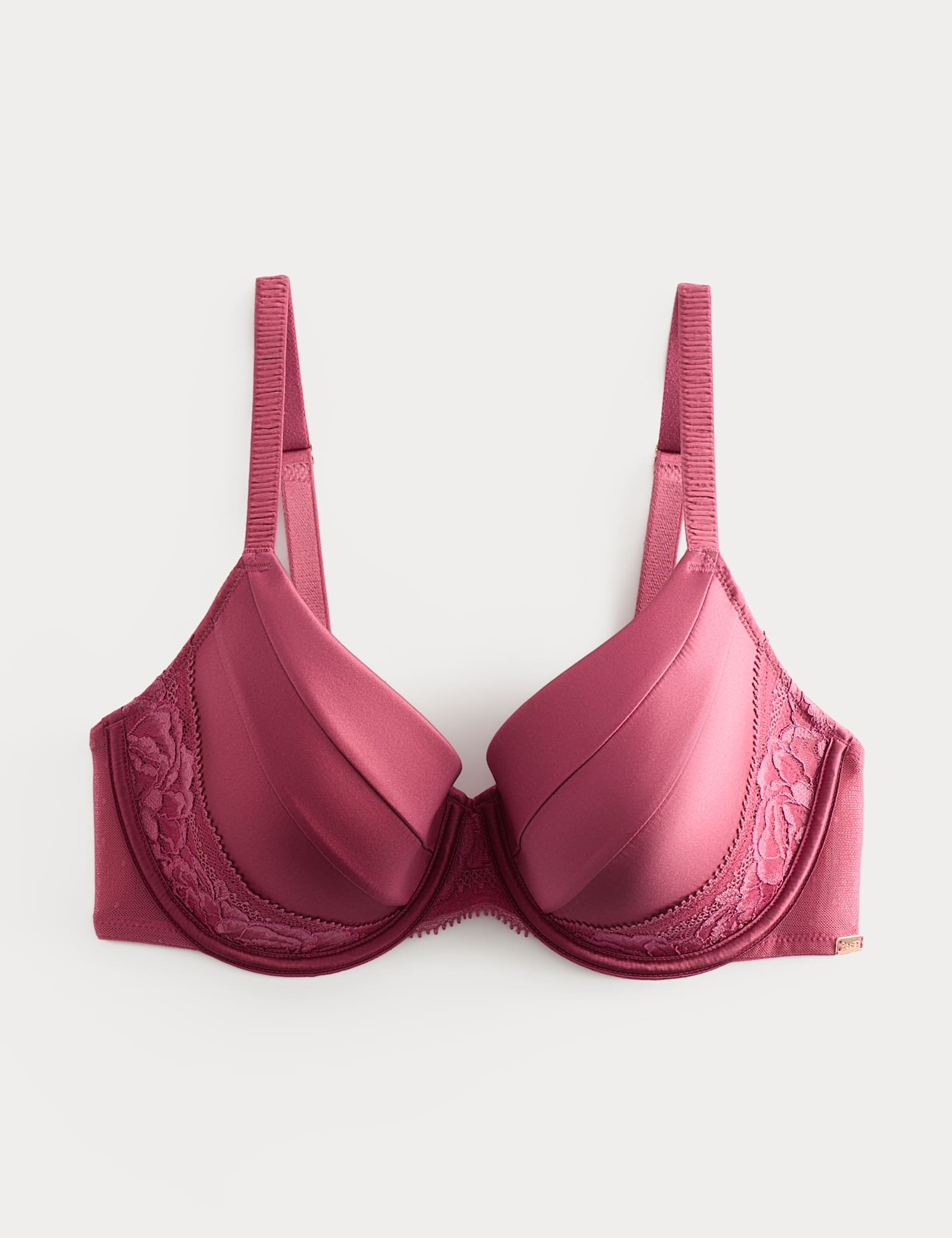 Silk & Lace Wired Full Cup Bra A-E - image 4