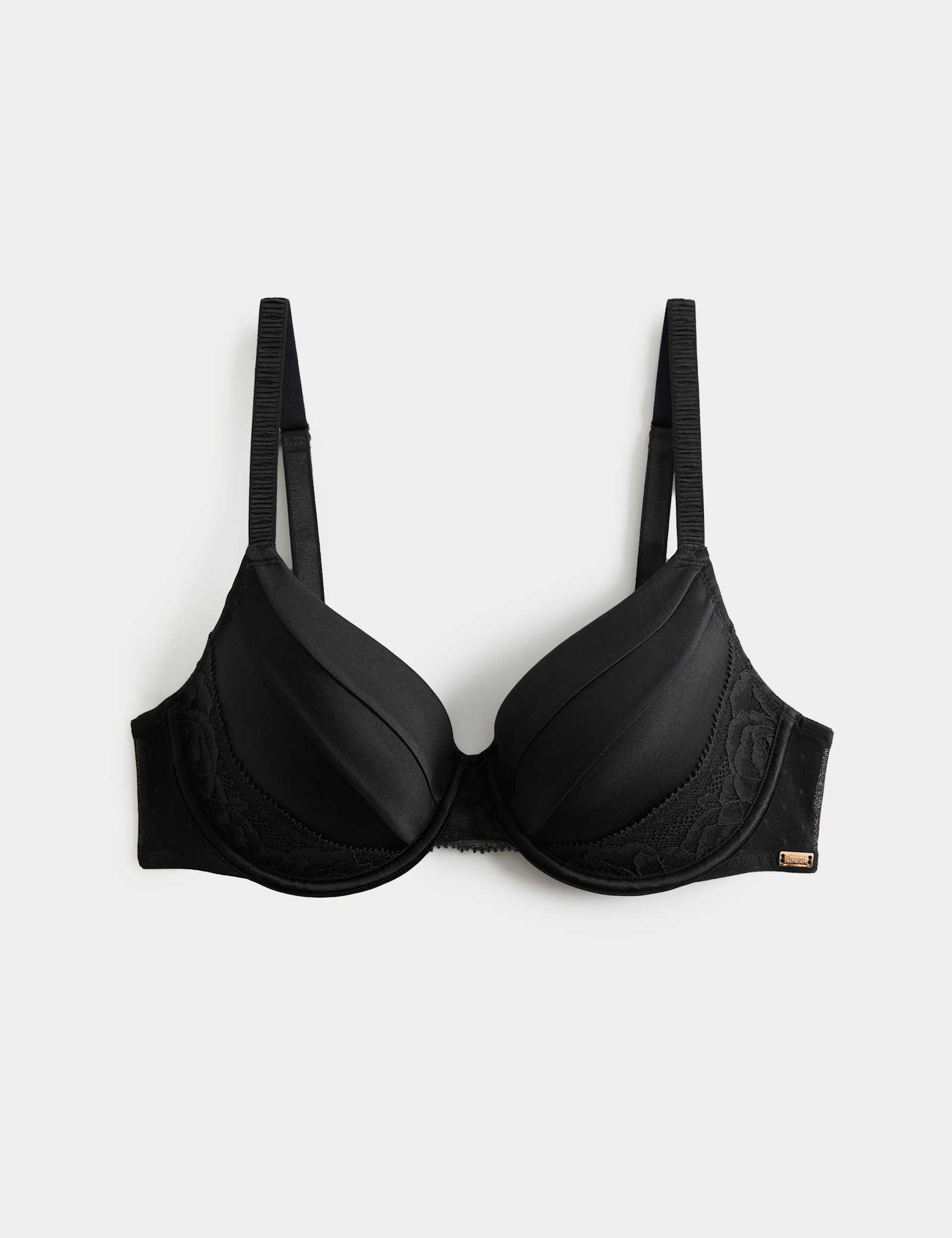 Silk & Lace Wired Full Cup Bra A-E - image 2