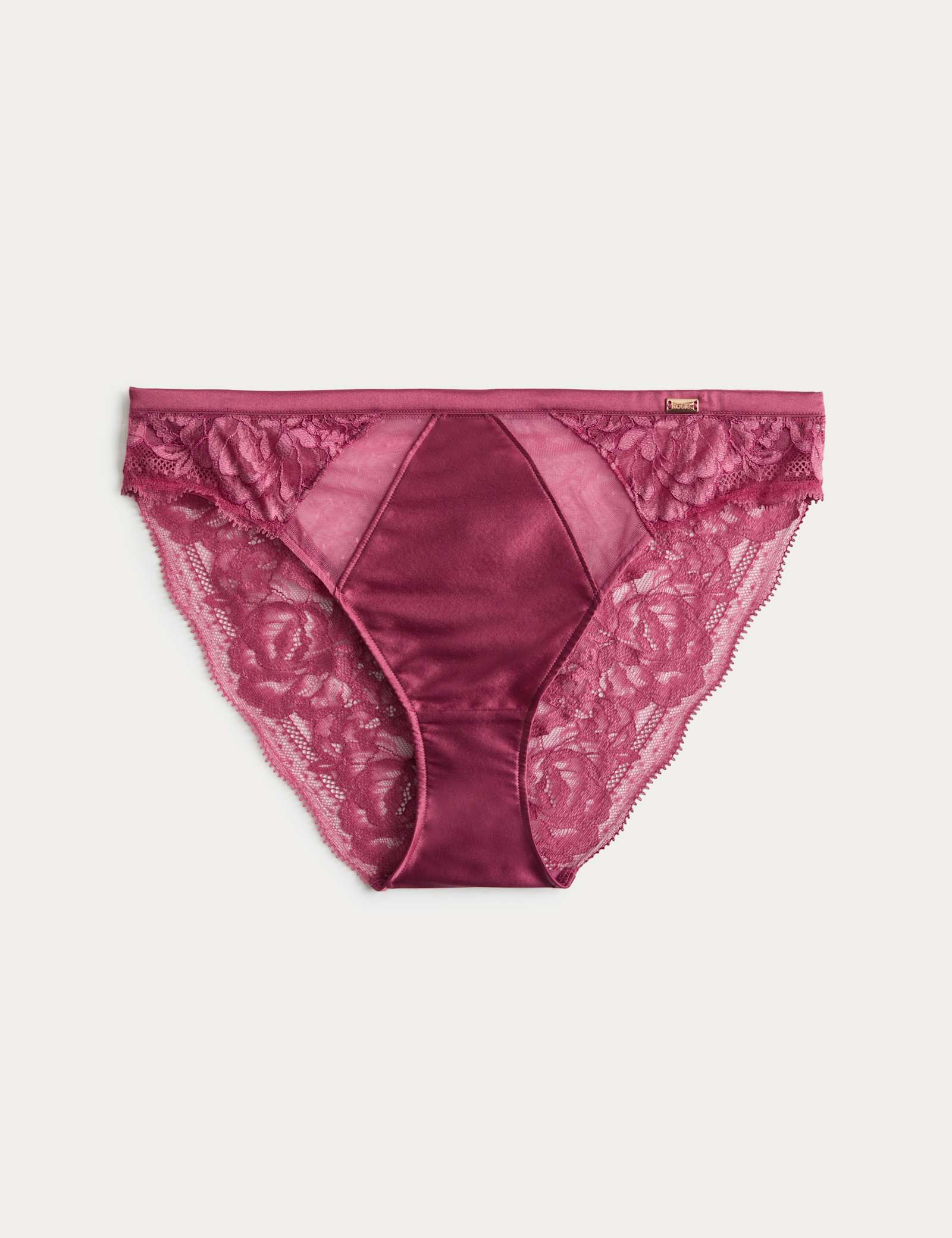 Silk & Lace High Leg Knickers - image 4