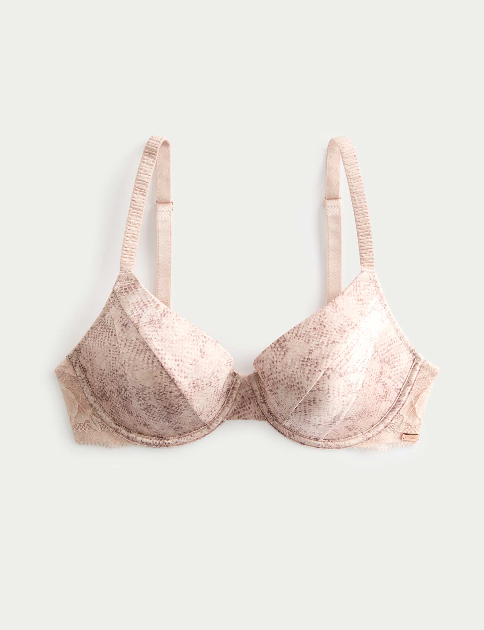 Rosalie Silk & Lace Wired Full Cup Bra (A-E) - image 1
