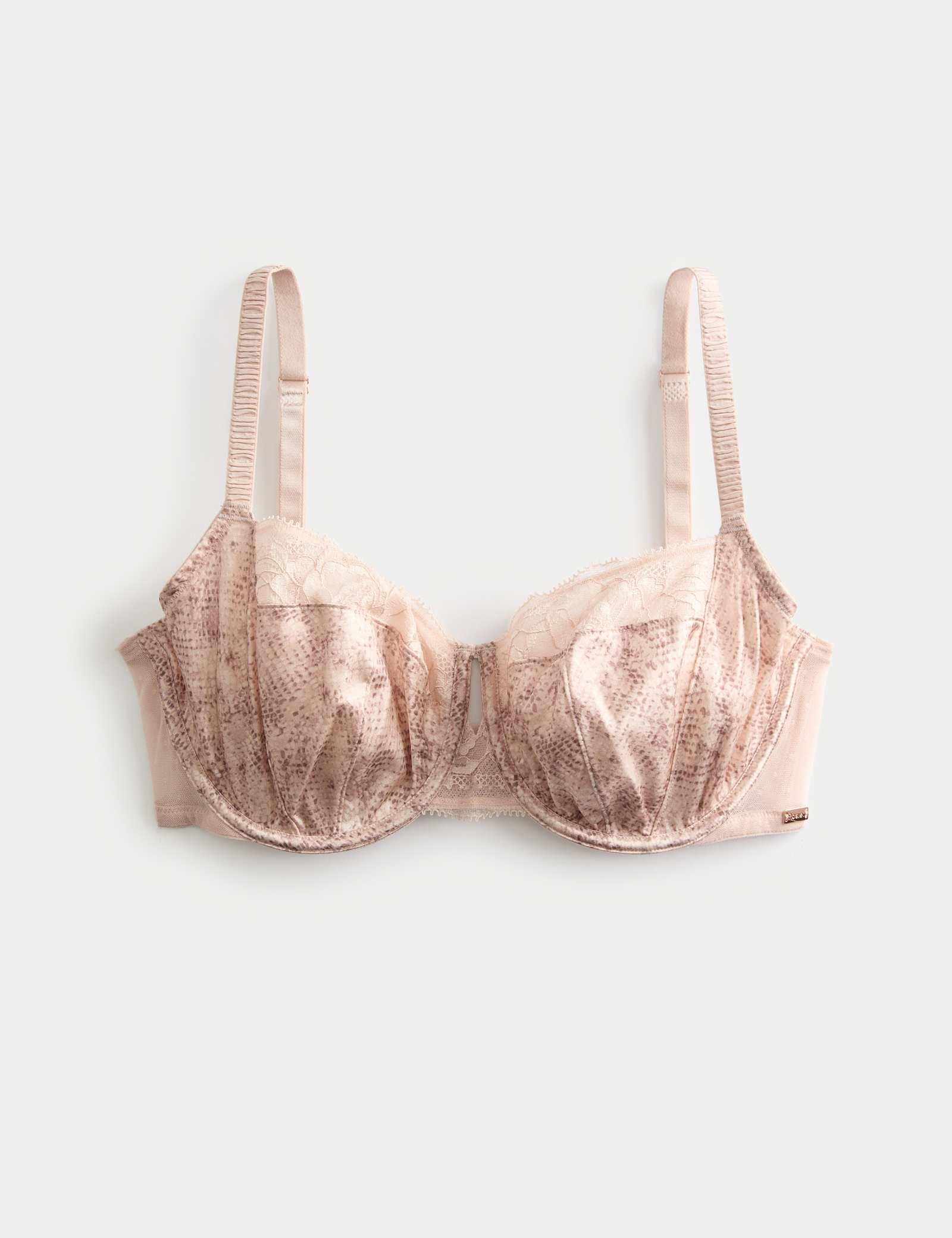 Rosalie Silk & Lace Wired Balcony Bra (F-GG) - image 1