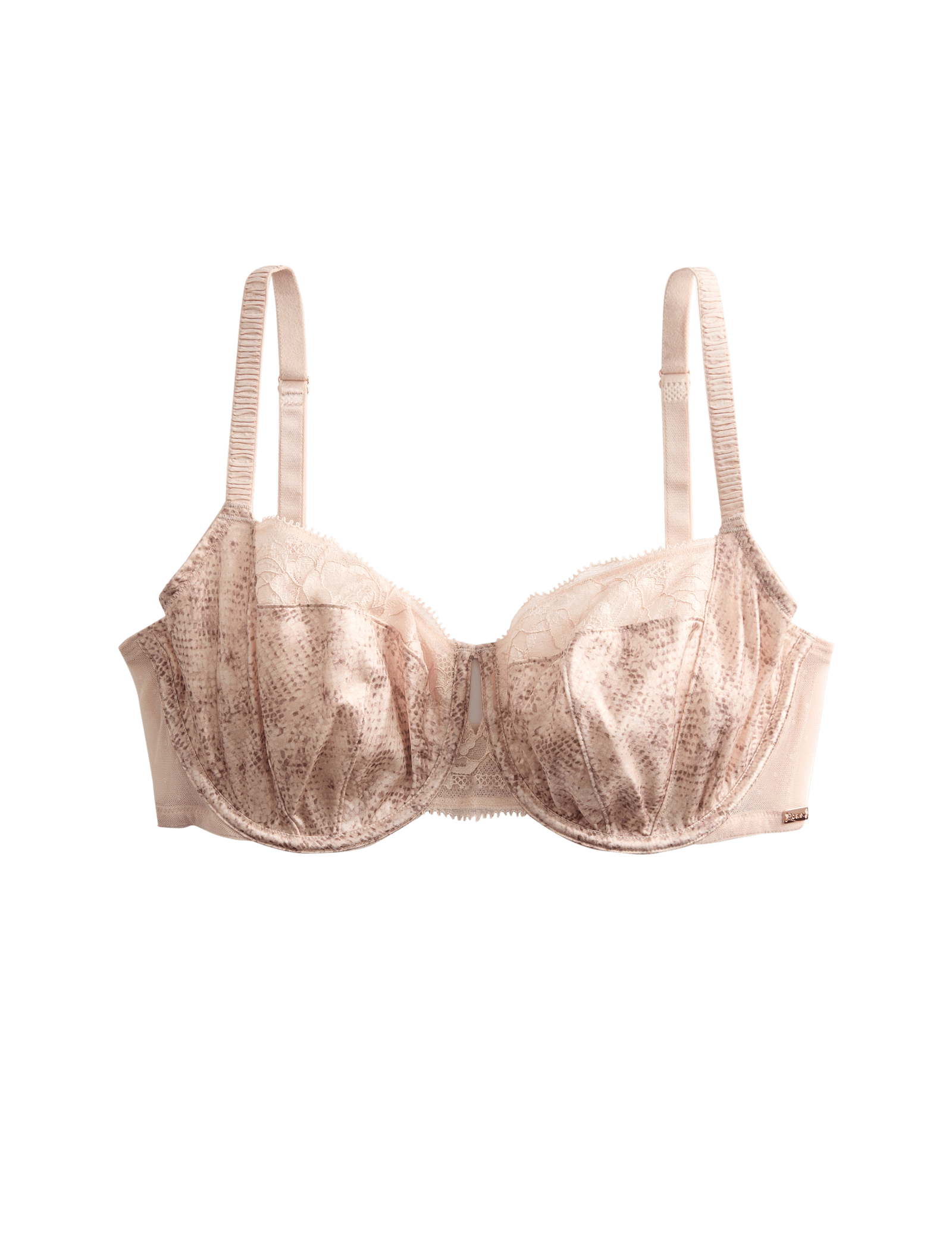 Rosalie Silk & Lace Wired Balcony Bra (F-GG) - image 3