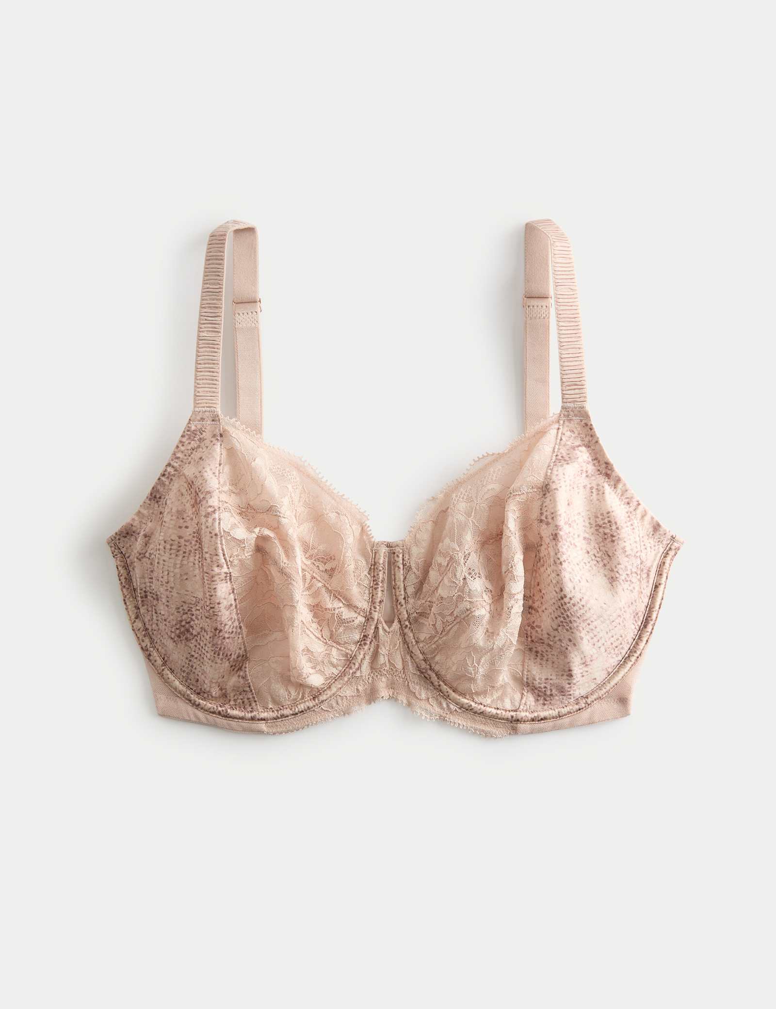 Rosalie Silk & Lace Wired Minimiser Bra (C-G) - image 1