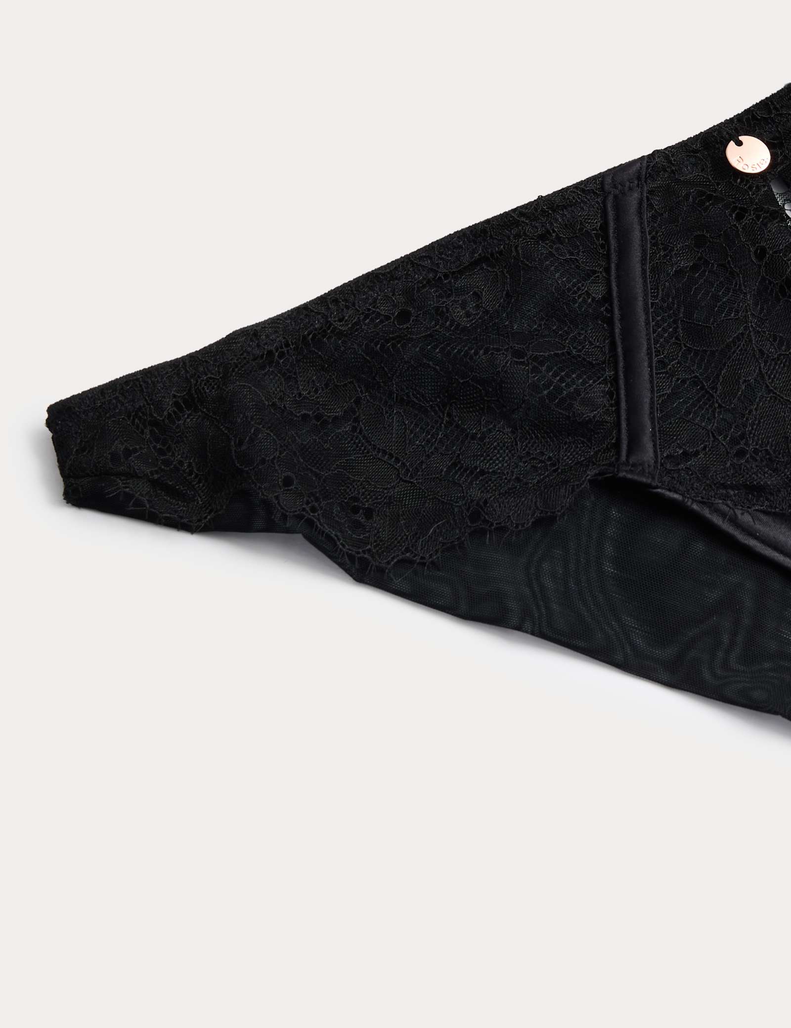 Liana Satin & Lace High Waisted Brazilian Knickers - image 4