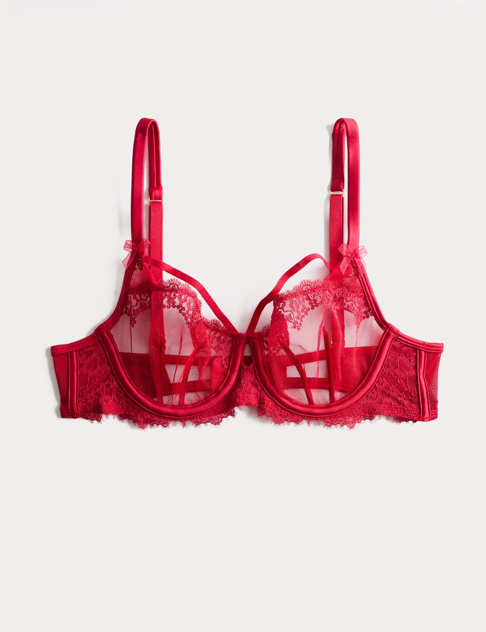 Magda Embroidery Wired Balcony Bra A-E - image 1
