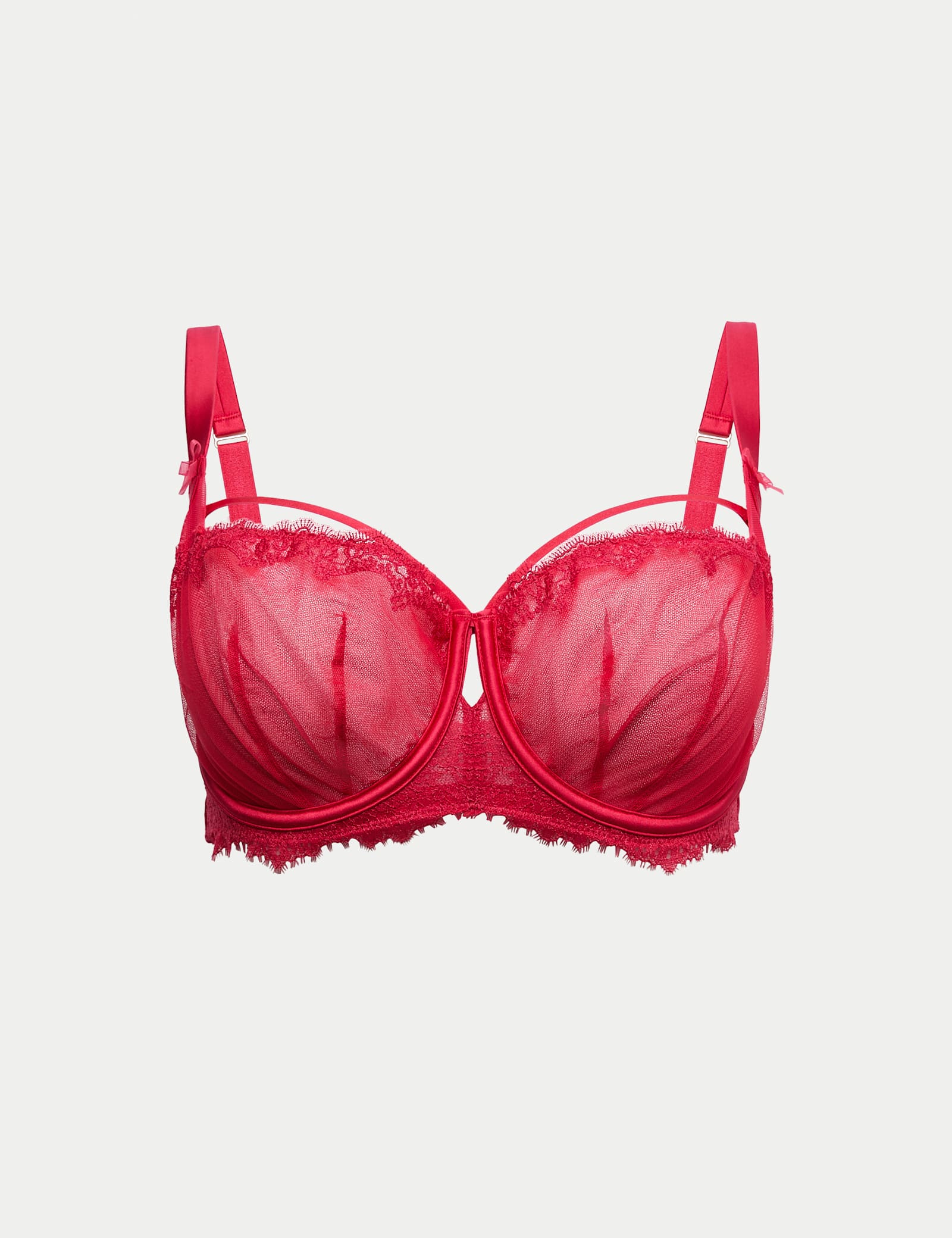 Magda Embroidery Wired Balcony Bra (F-H) - image 1