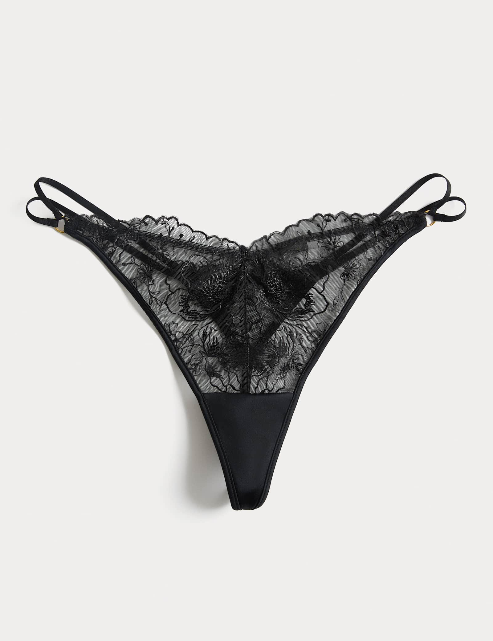Arianna Embroidery Thong - image 1