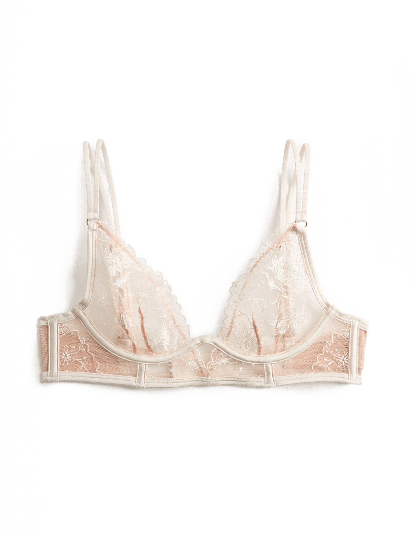 Arianna Embroidery Wired Longline Plunge Bra (A-E) - image 5