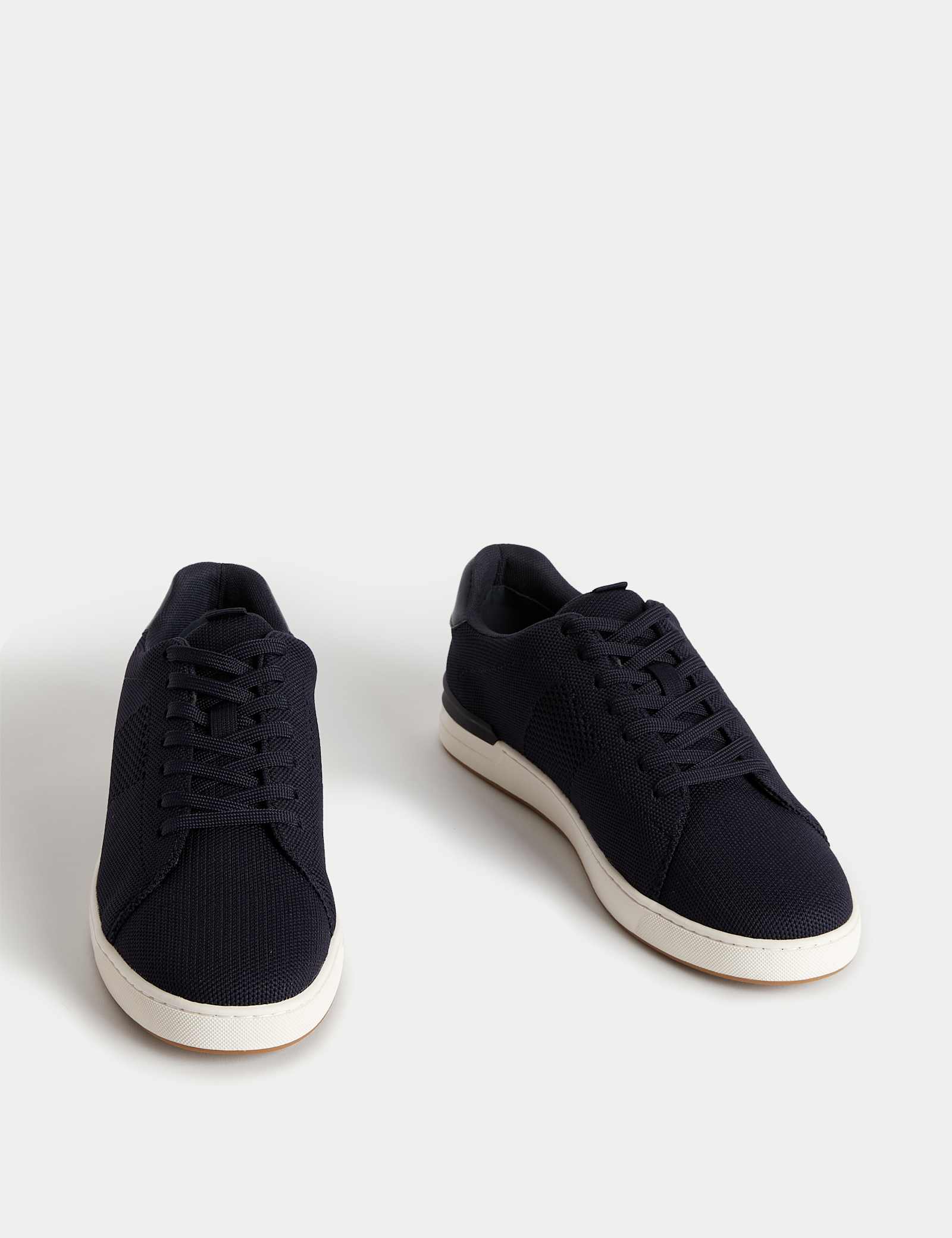 Mesh Lace-Up Trainers - image 1
