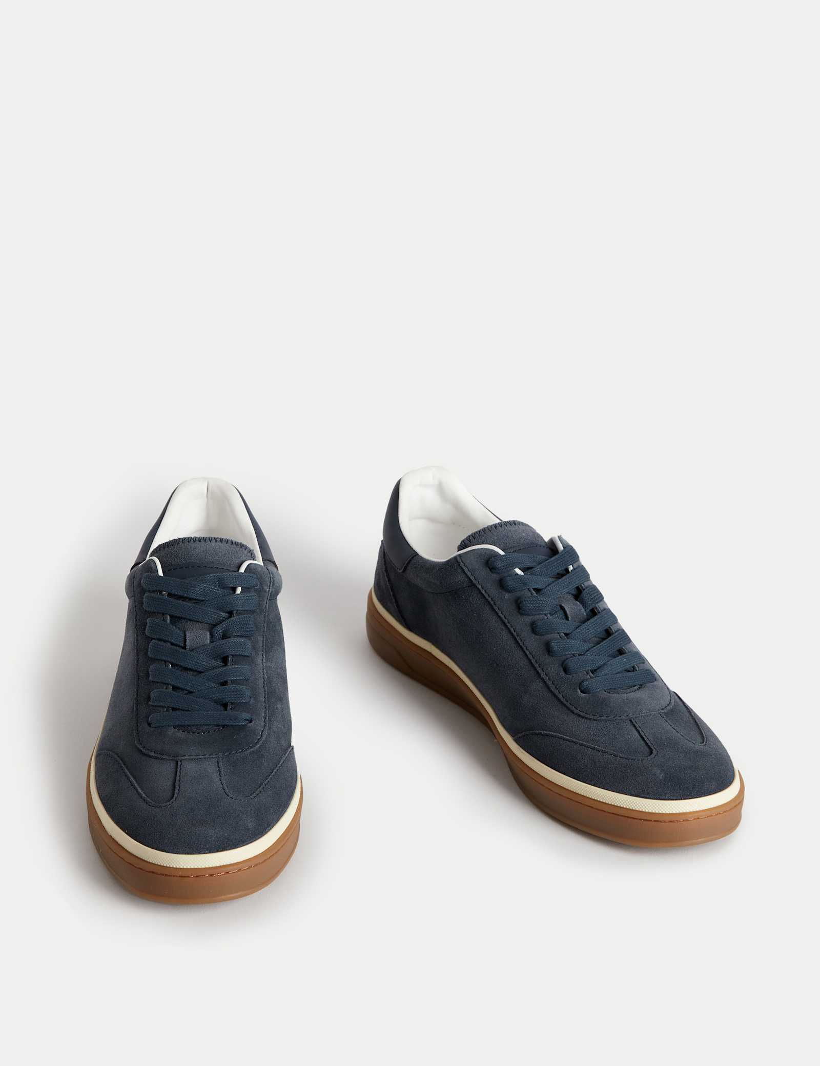Suede Lace-Up Trainers - image 3