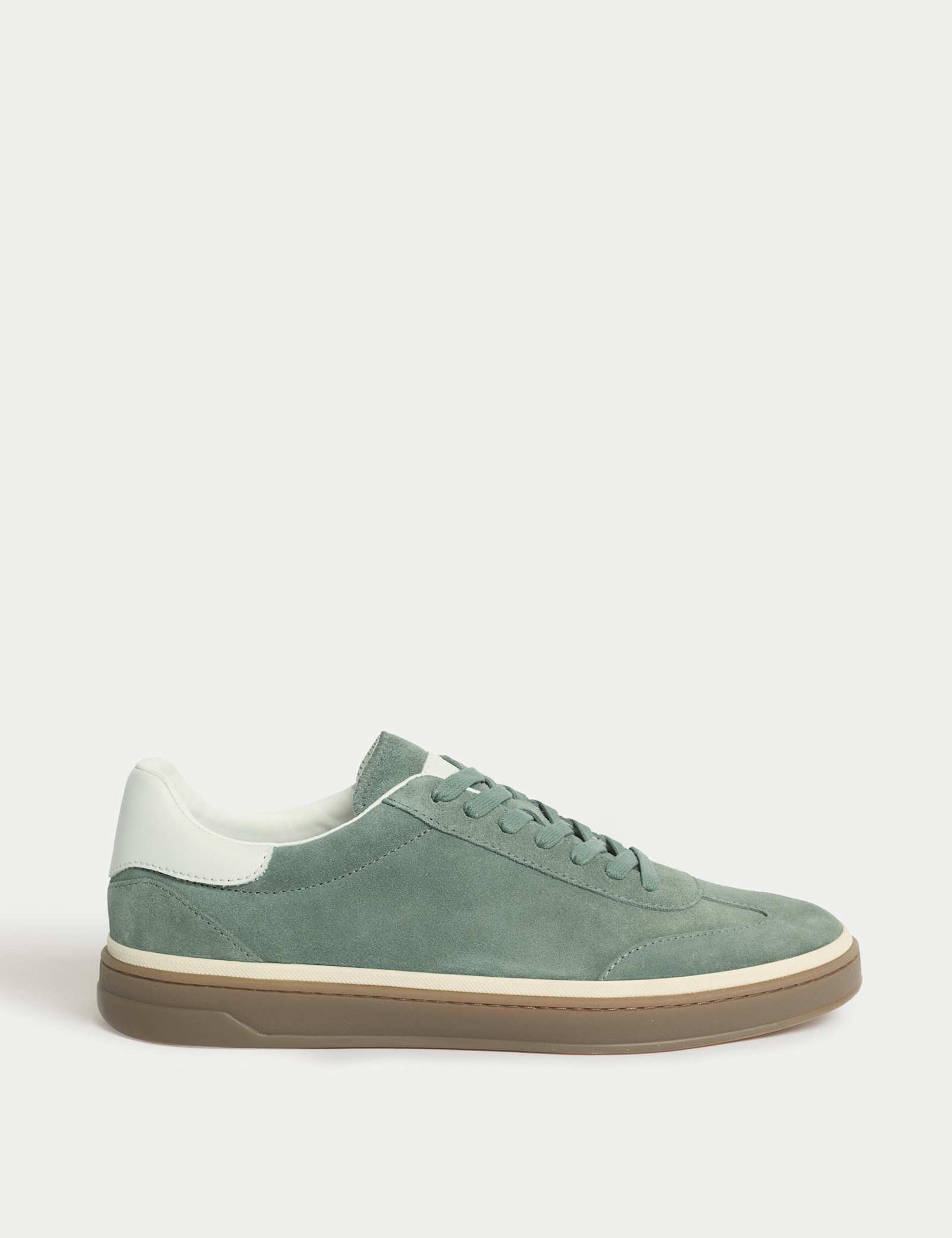Suede Lace-Up Trainers - image 5