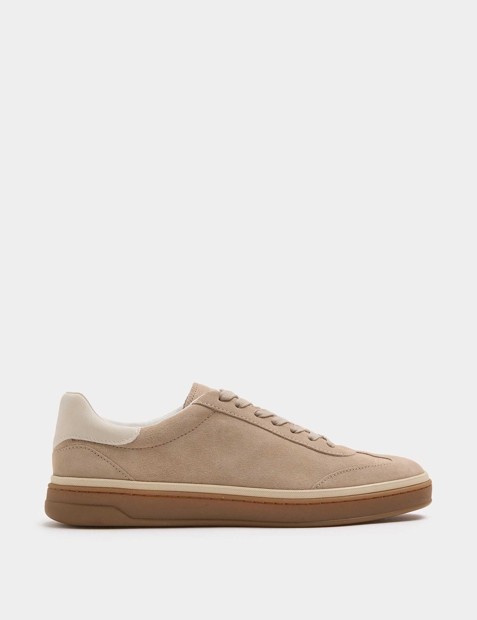 Suede Lace-Up Trainers - image 1