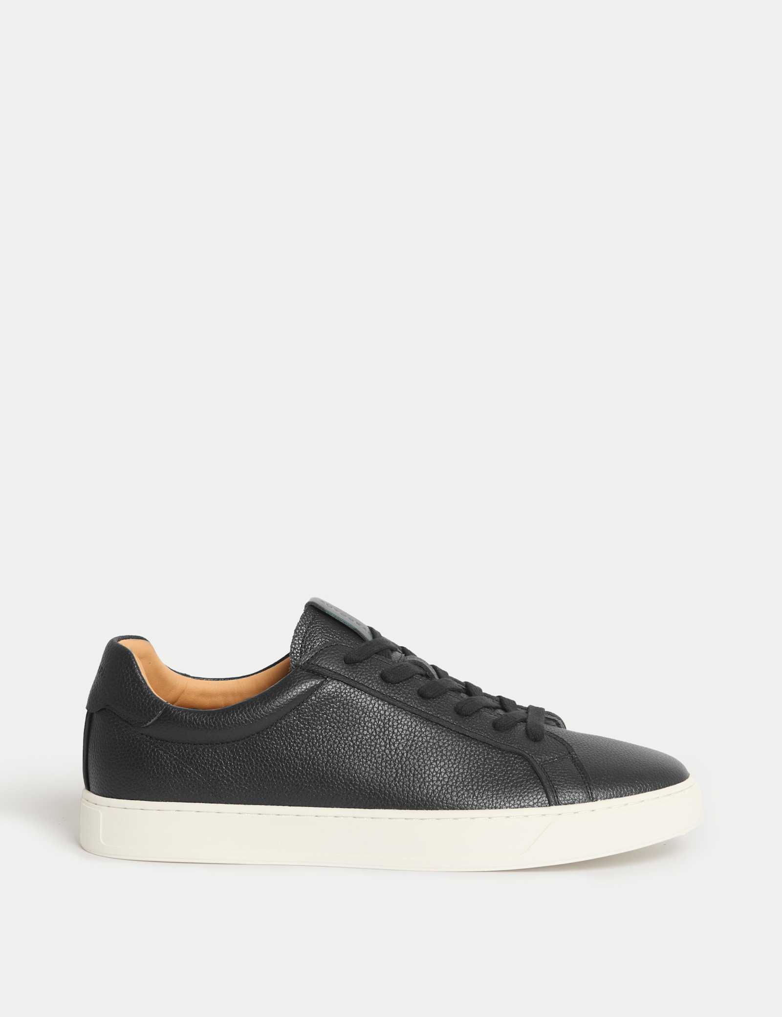 Wide Fit Leather Lace up Trainers - image 3