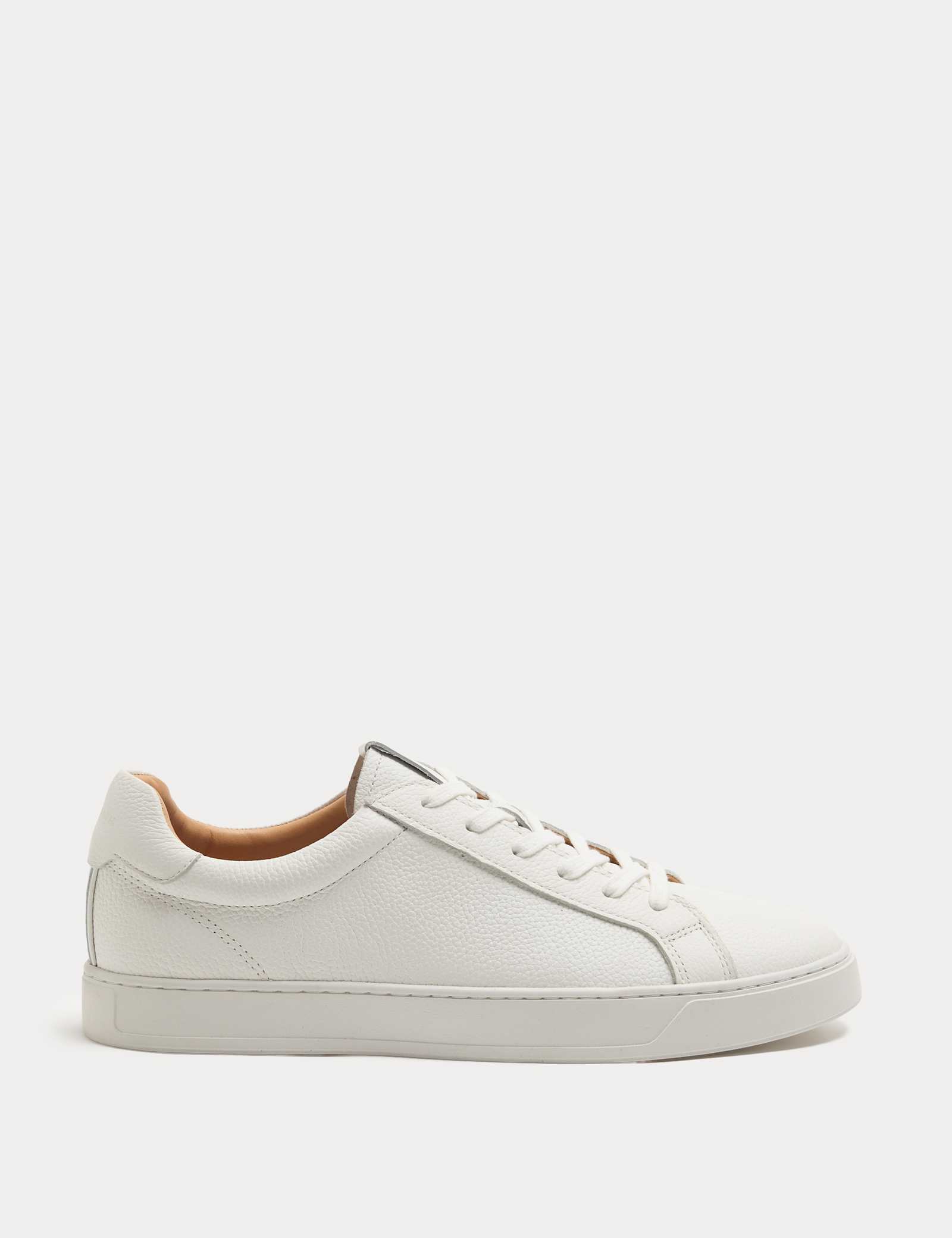 Wide Fit Leather Lace up Trainers - image 2