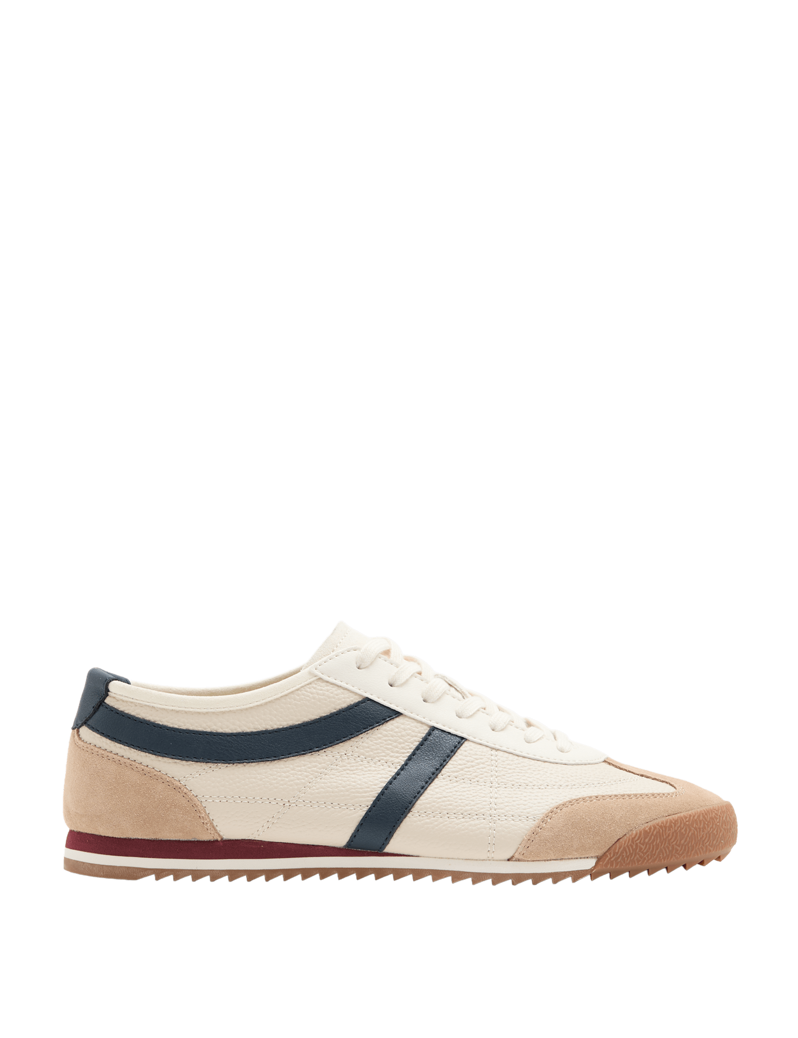 Slimline Leather Trainers - image 4