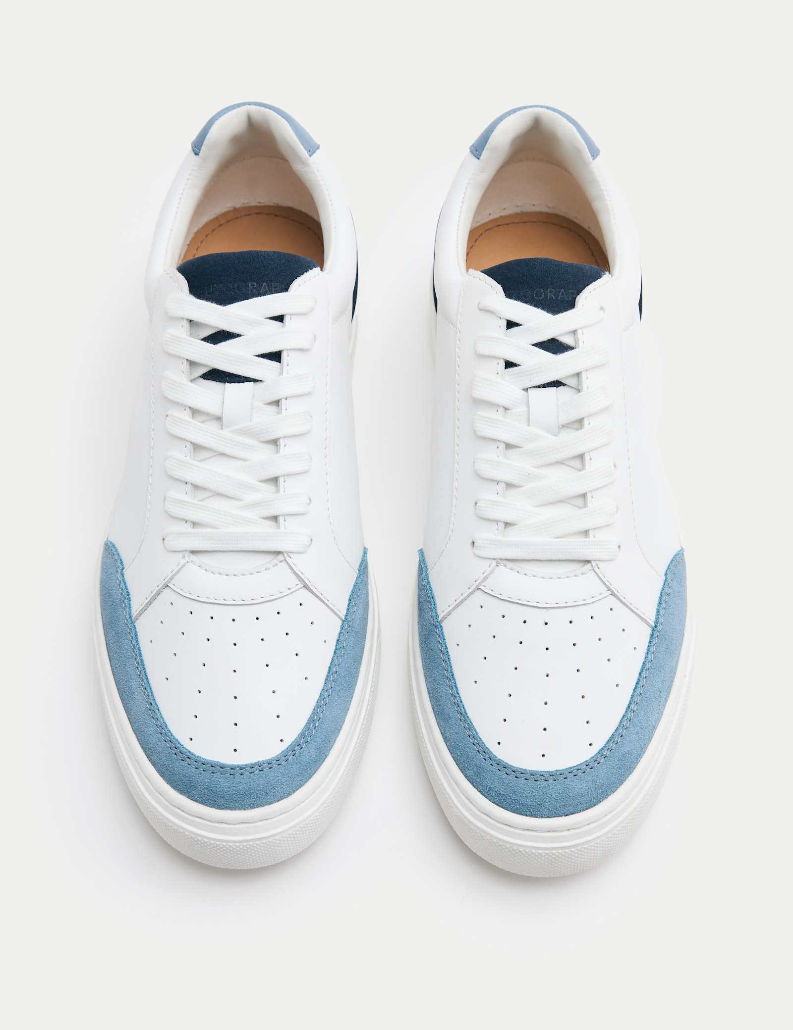 Leather Lace Up Trainers - image 4