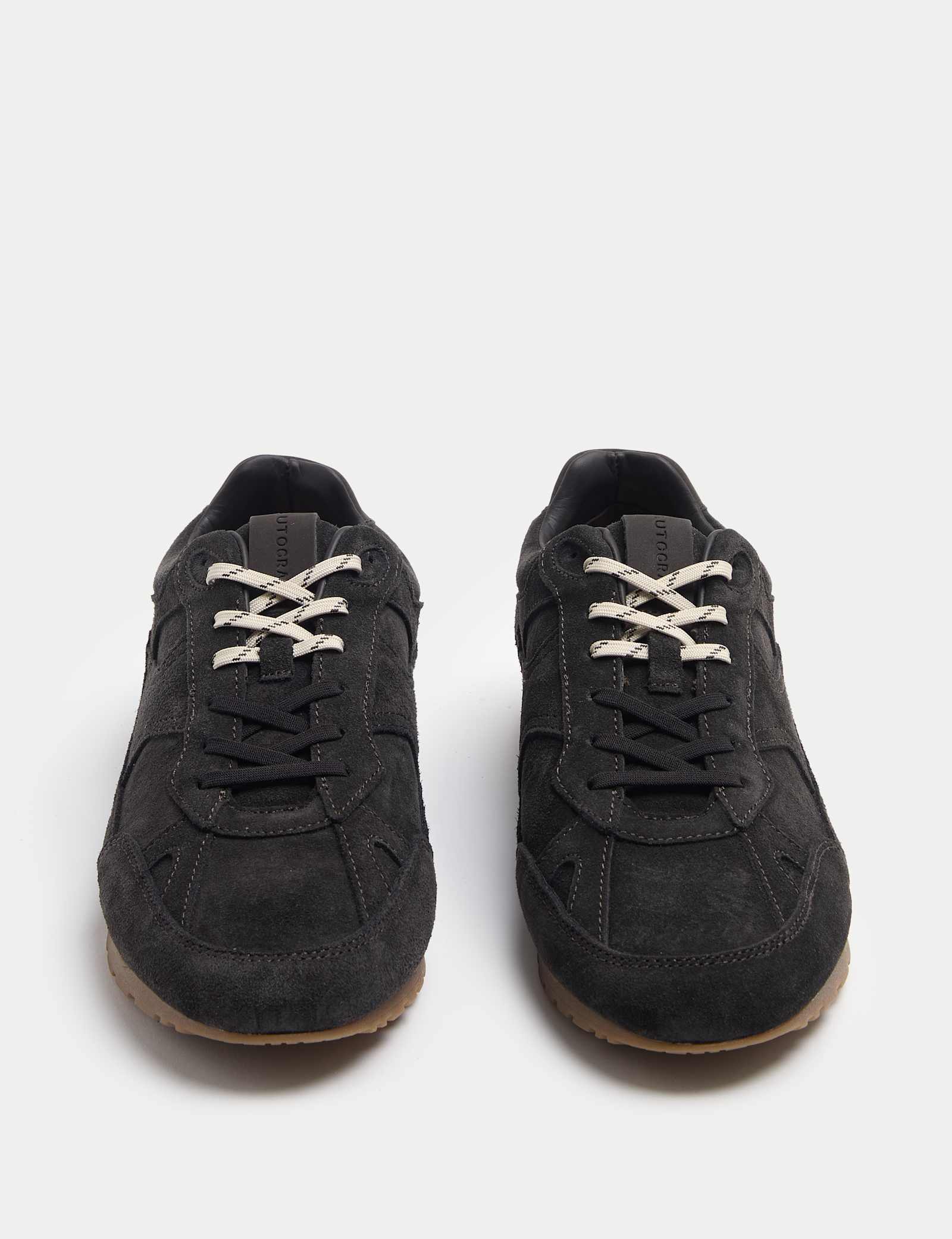 Suede Lace Up Trainers - image 4