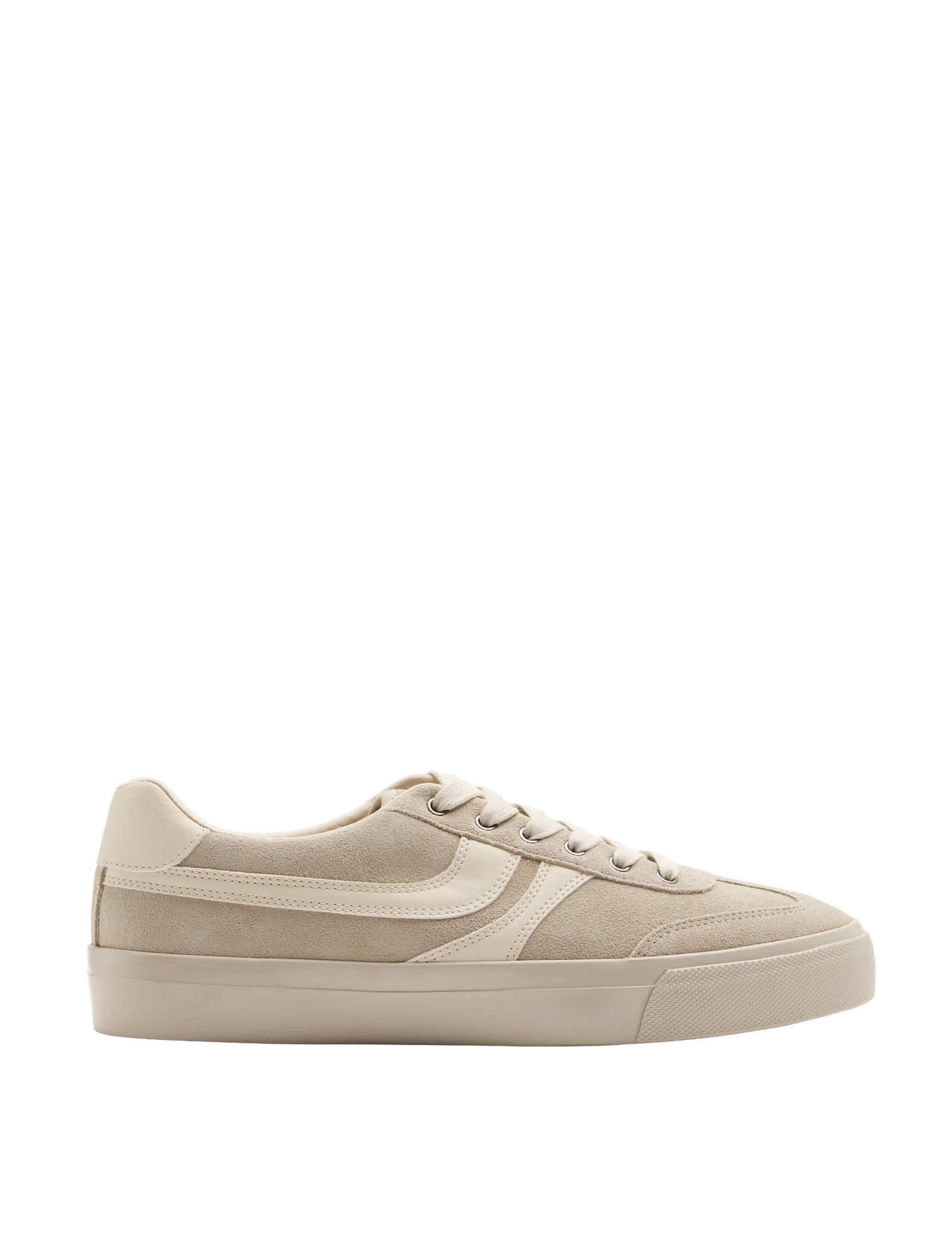 Suede Lace Up Trainers - image 5