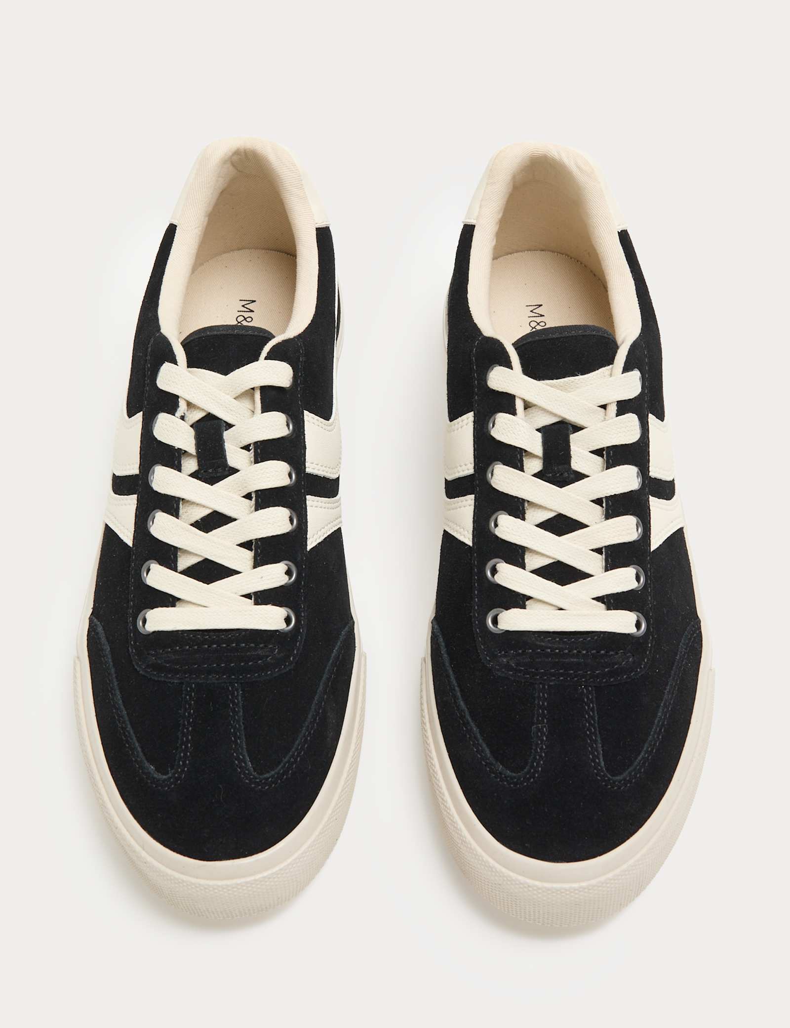 Suede Lace Up Trainers - image 3