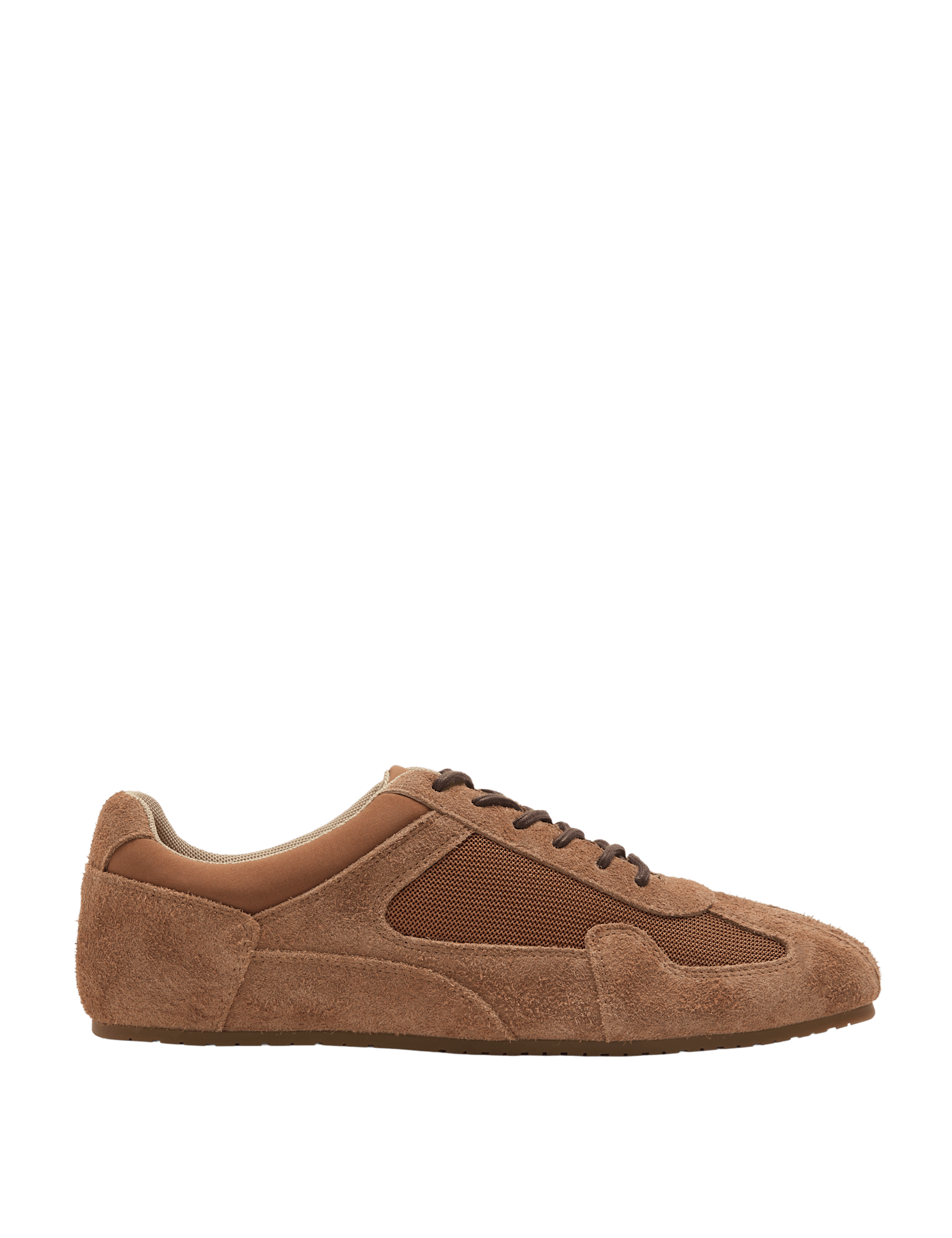 Suede Lace Up Trainers - image 2