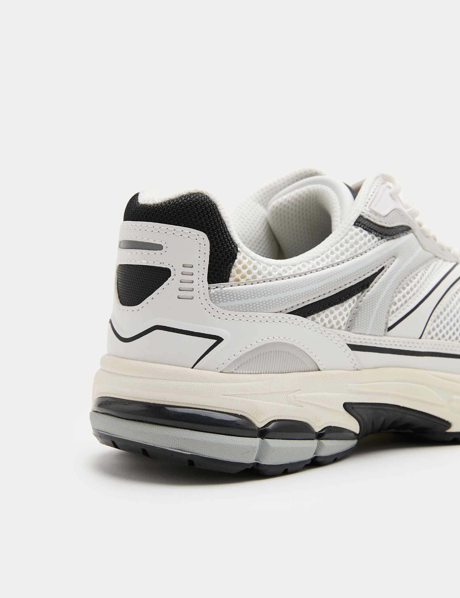 Lifestyle Mesh Mix Lace up Trainers - image 3