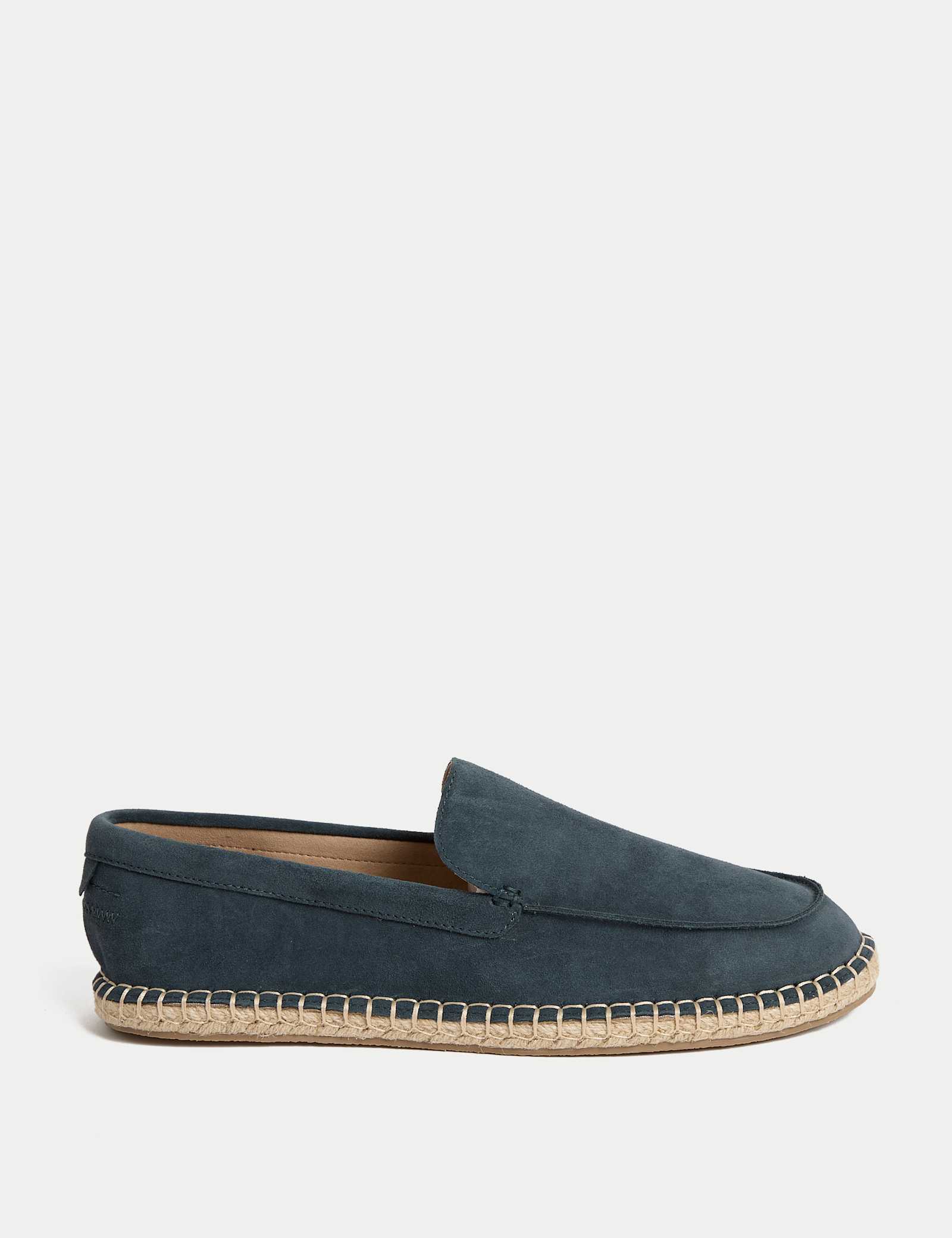 Suede Slip-On Espadrille Loafers - image 3