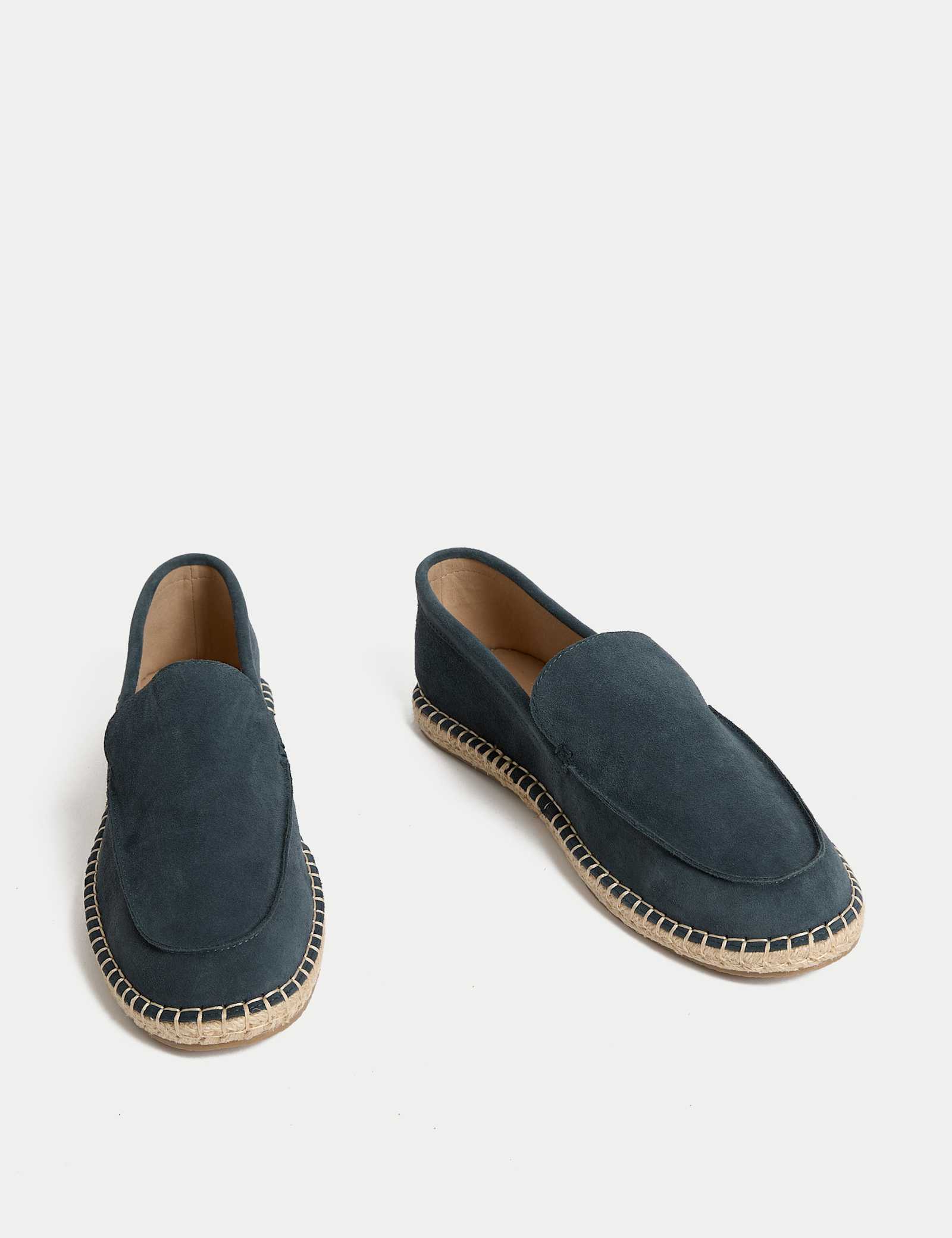 Suede Slip-On Espadrille Loafers - image 1
