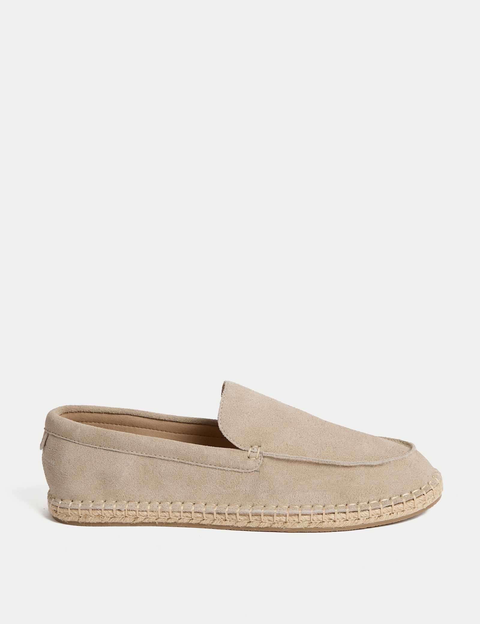 Suede Slip-On Espadrille Loafers - image 4