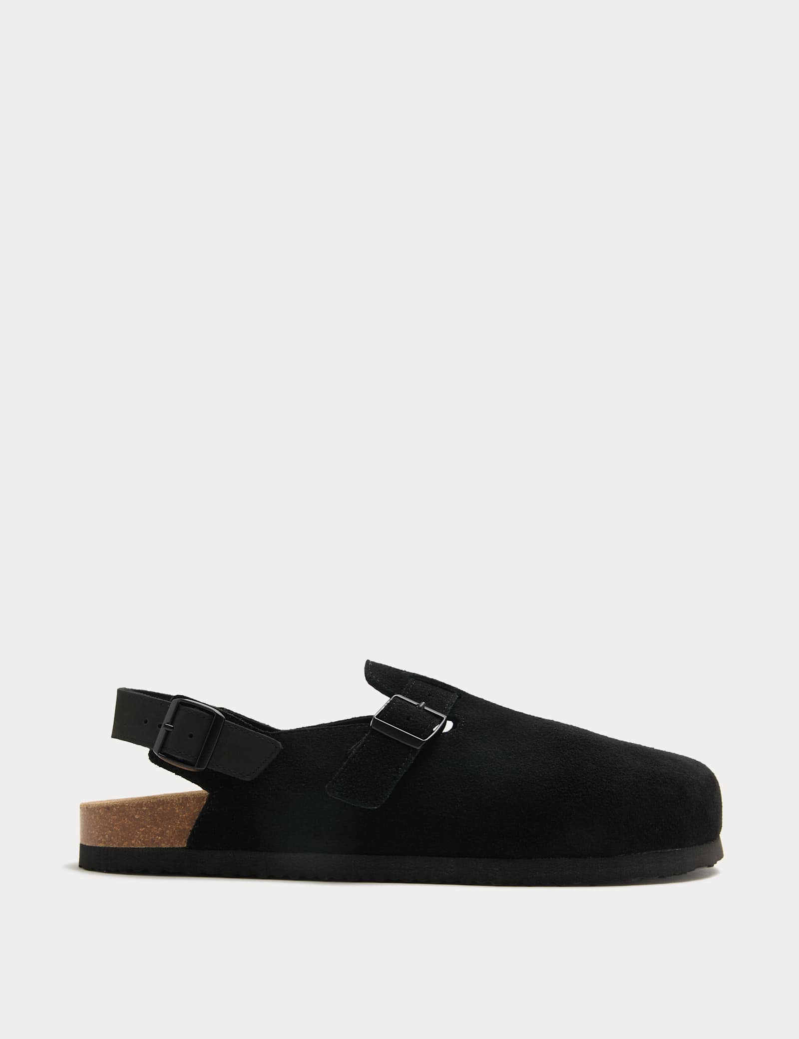 Suede Backstrap Mules - image 1
