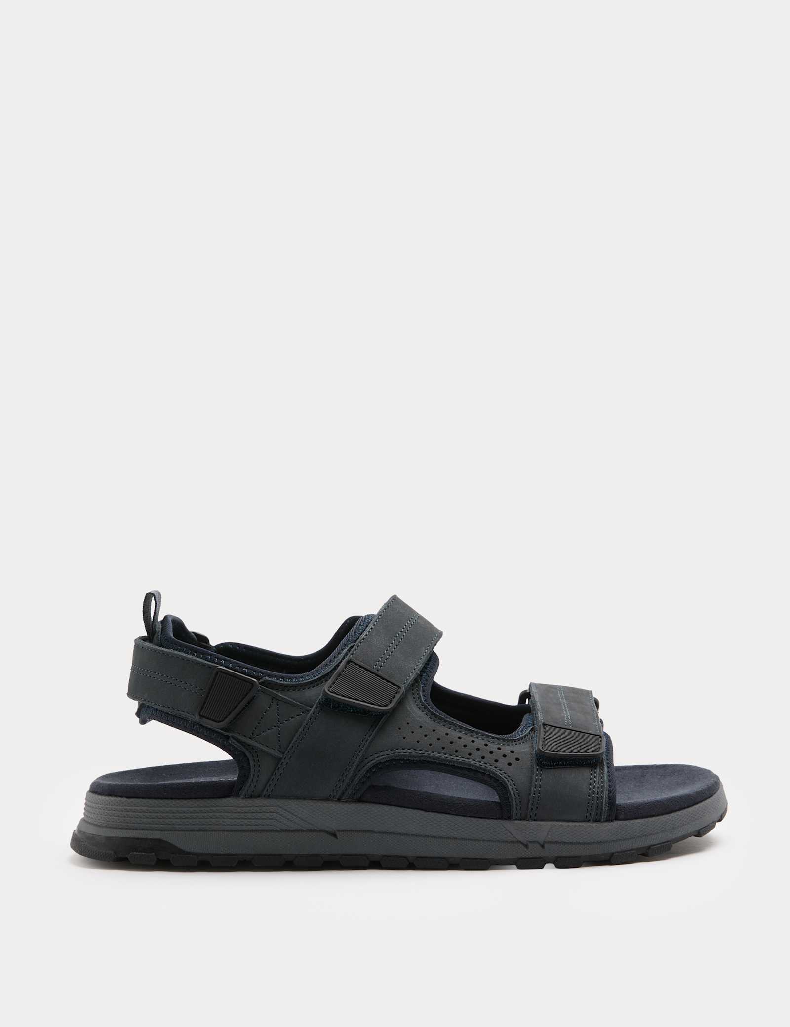 Nubuck Riptape Two Strap Sandals - image 1