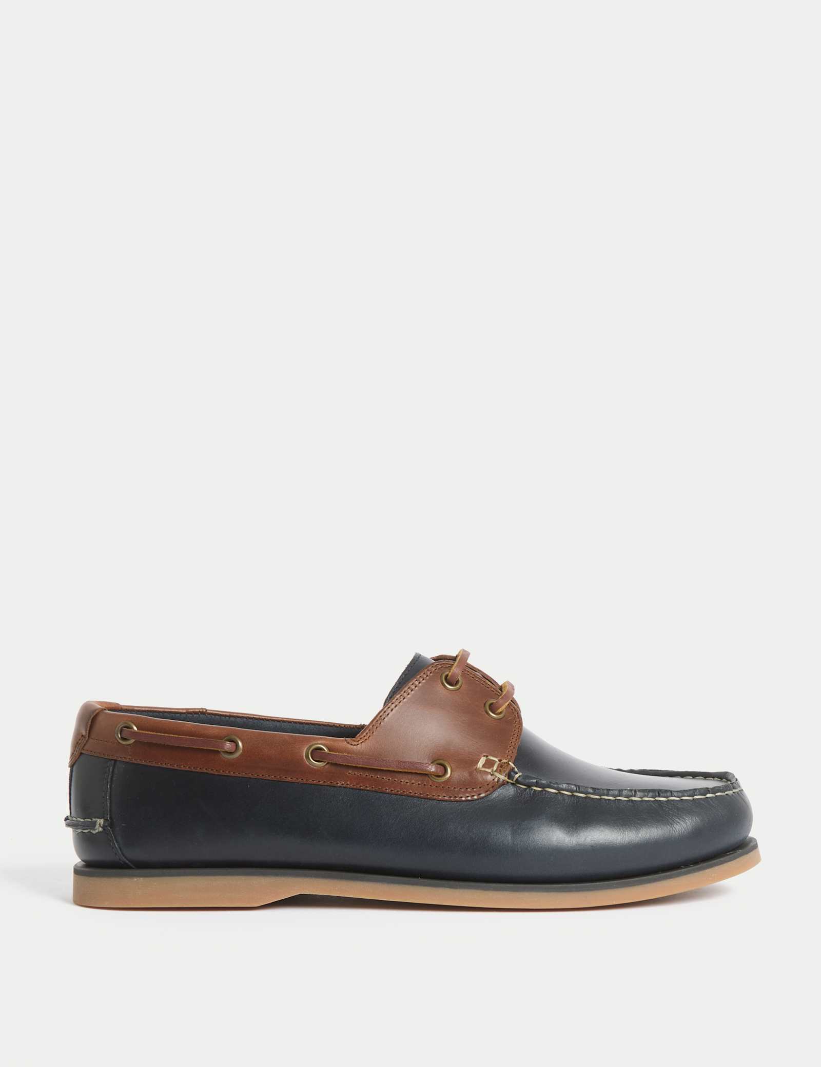 Wide Fit Leather Boat Shoes - image 3