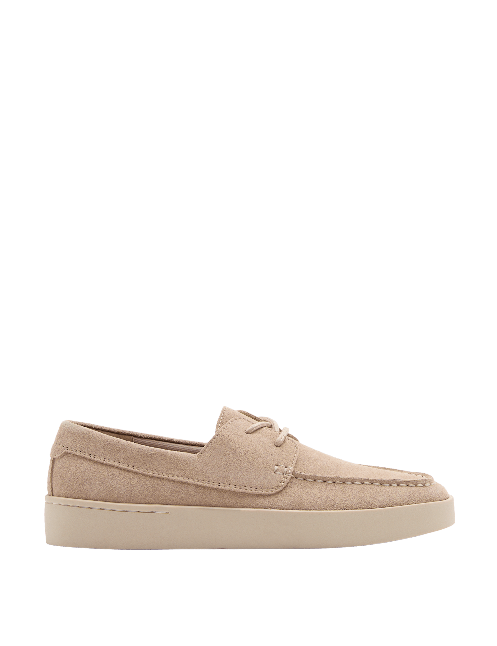 Suede White Sole Deck Shoes - image 4