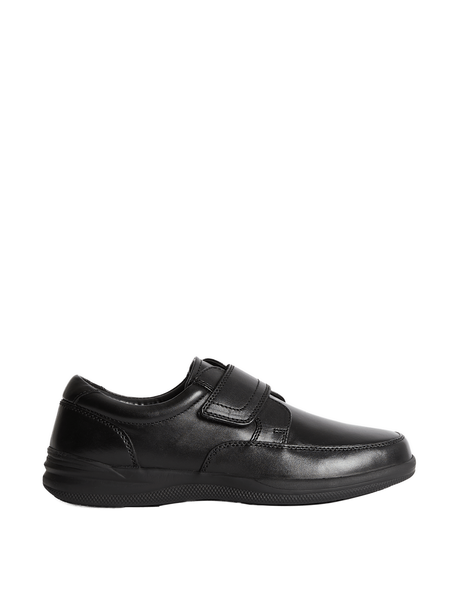 Wide Fit Leather Riptape Shoes - image 5