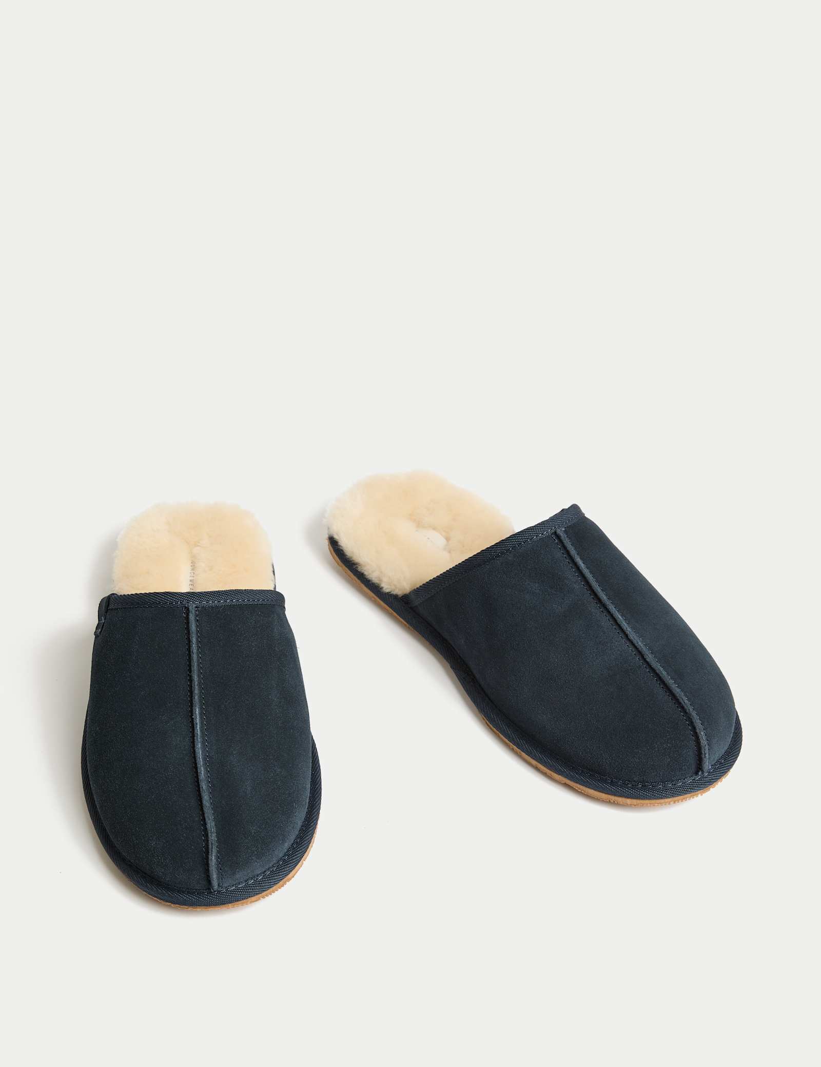 Suede Mule Slippers with Freshfeet - image 1