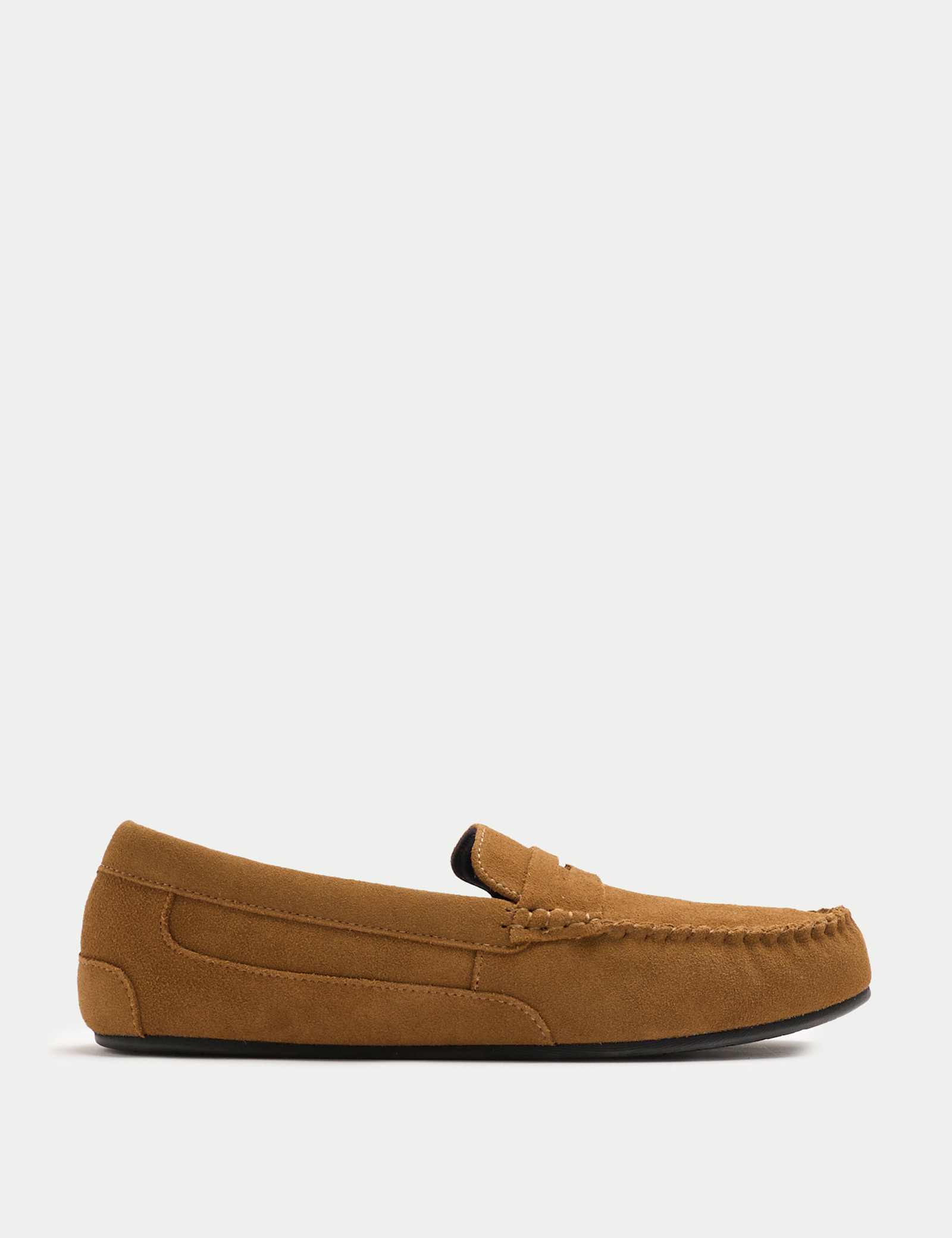 Suede Moccasin Slippers with Freshfeet - image 5