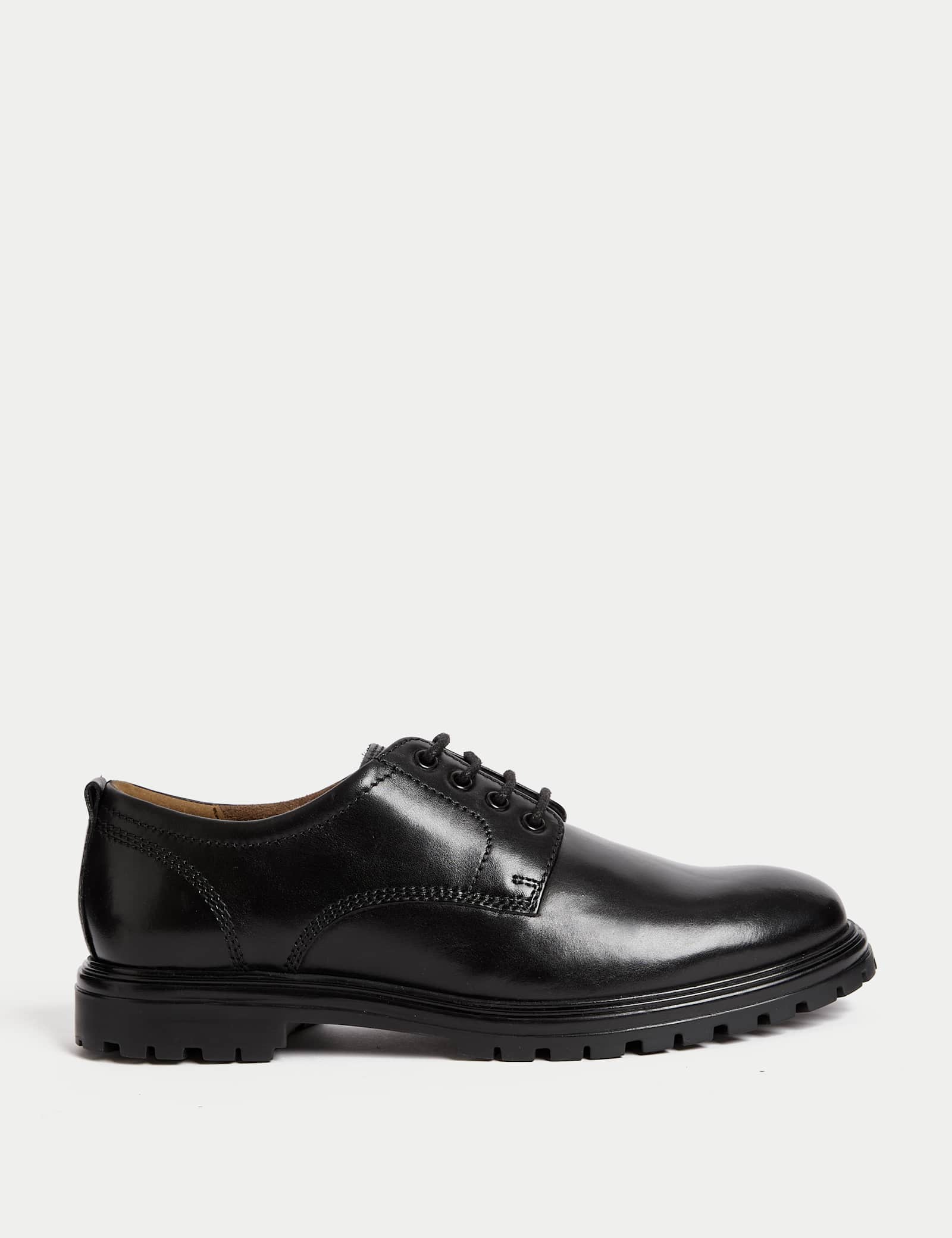 Leather Derby Shoes - image 3