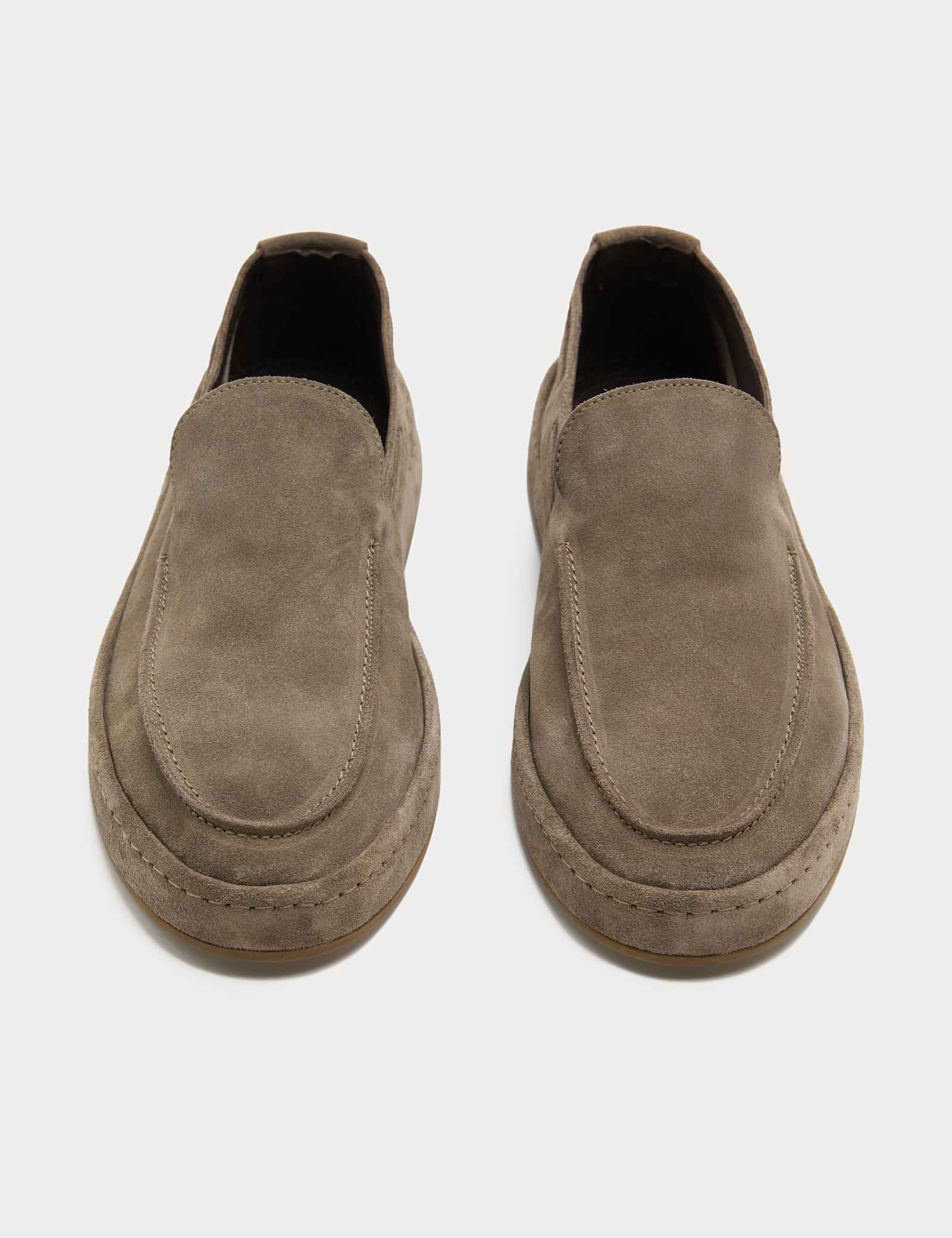 Suede Slip On Loafers - image 3
