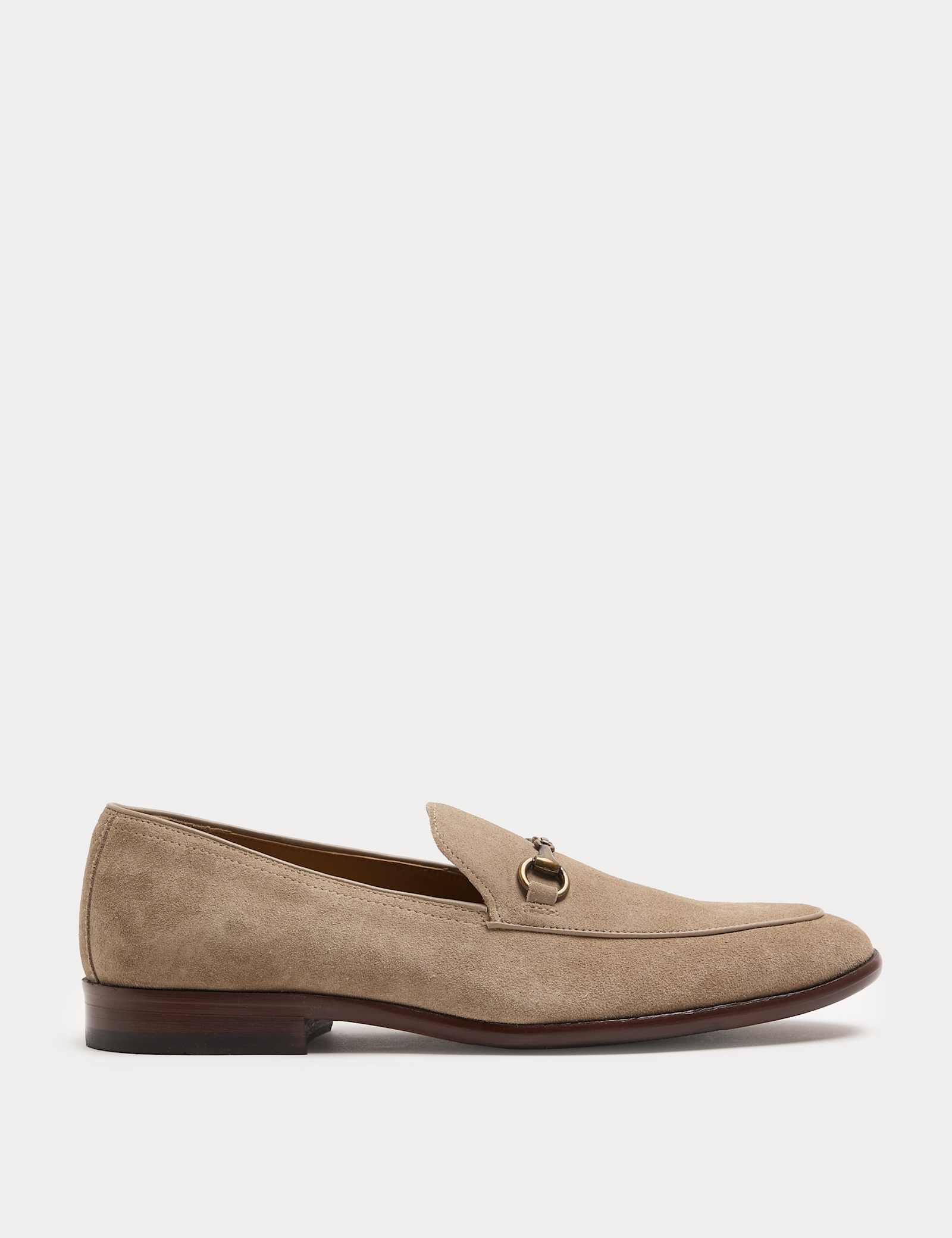 Suede Snaffle Slip On Loafers - image 1