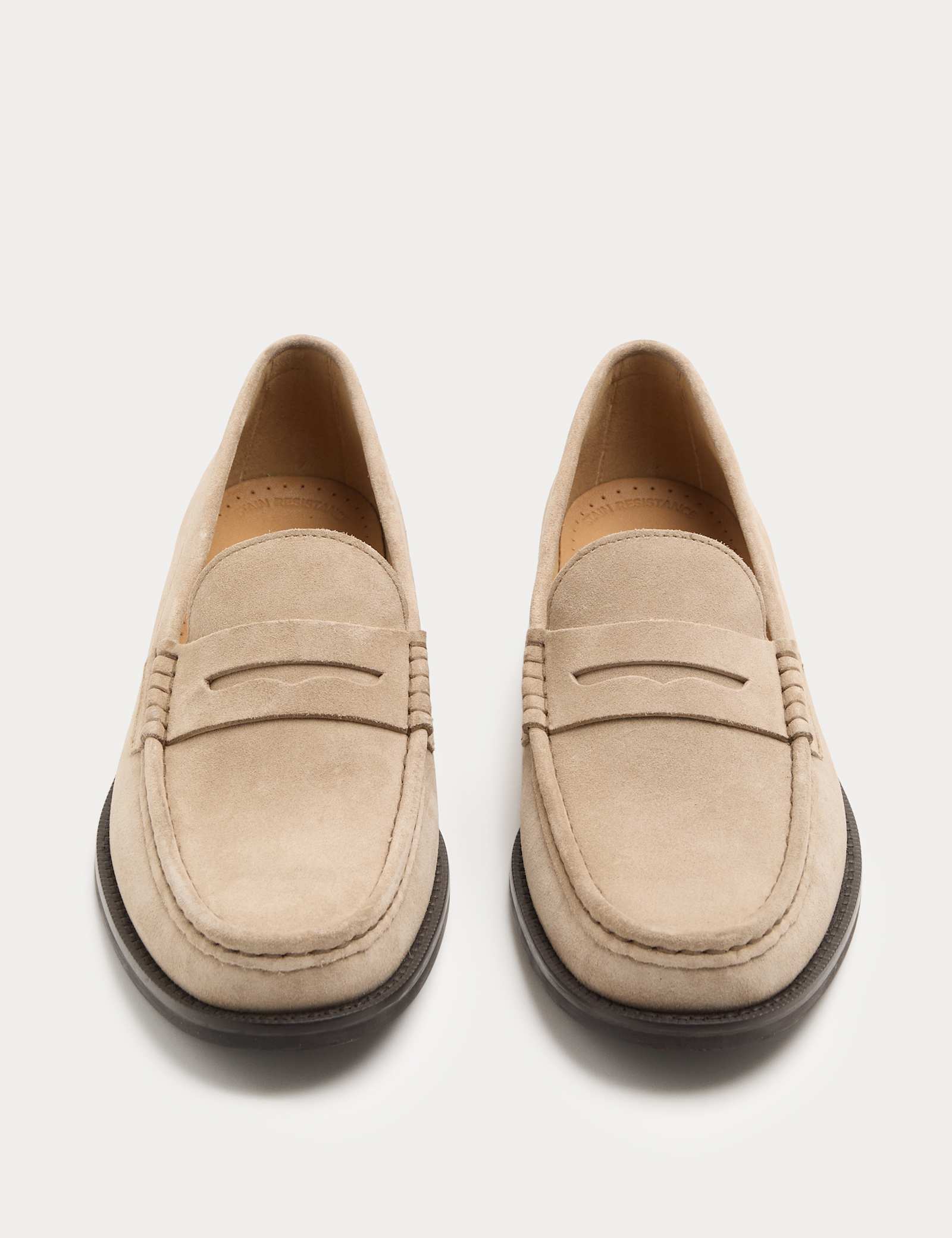 Suede Penny Loafers - image 3