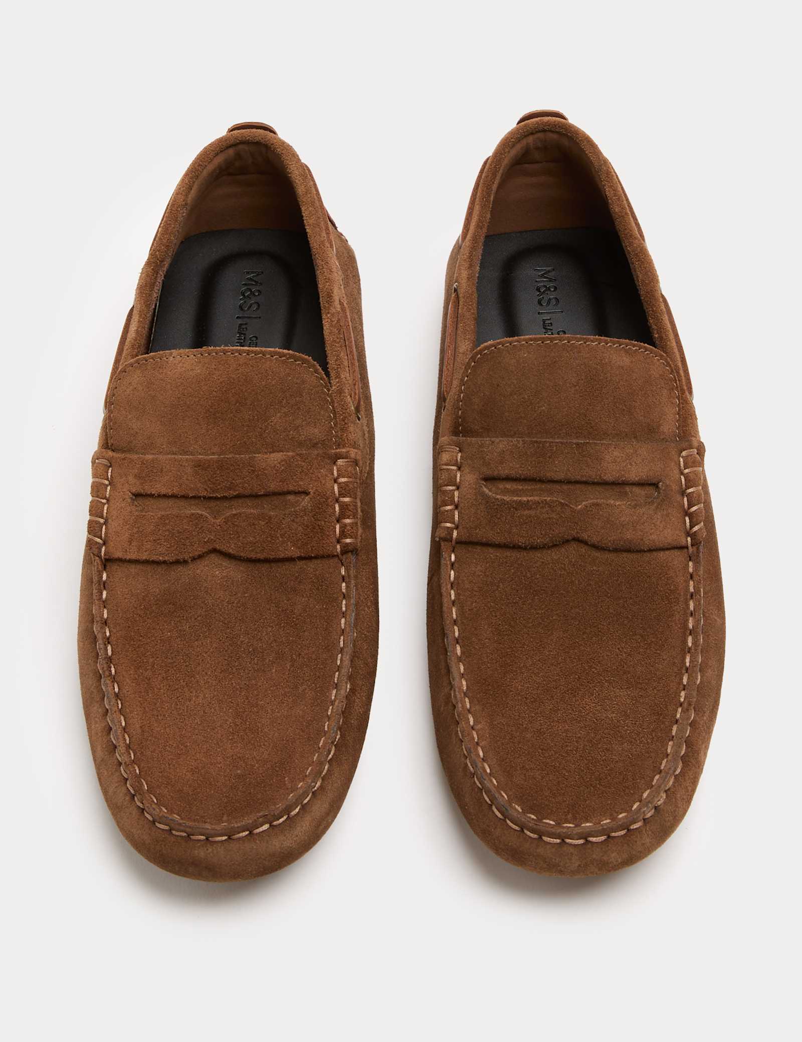 Suede Driving Shoes - image 2