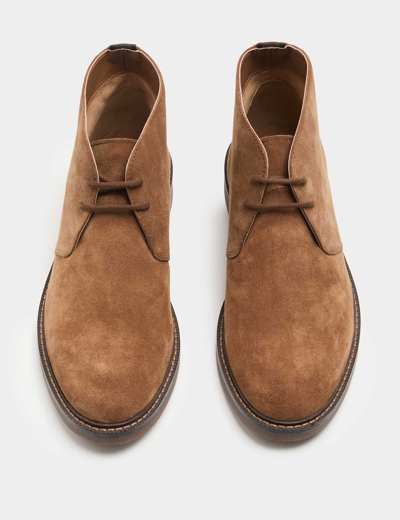 Suede Gum Sole Chukka Boots - image 4