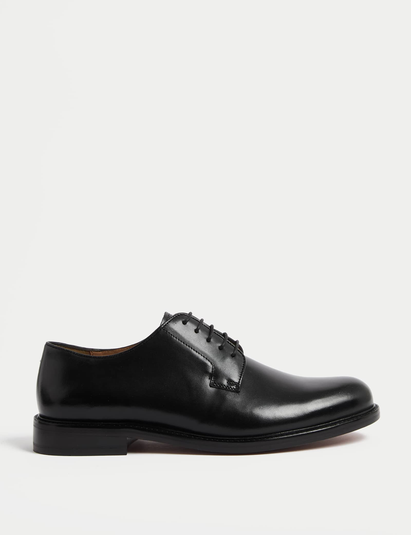 Wide Fit Leather Derby Shoes - image 2