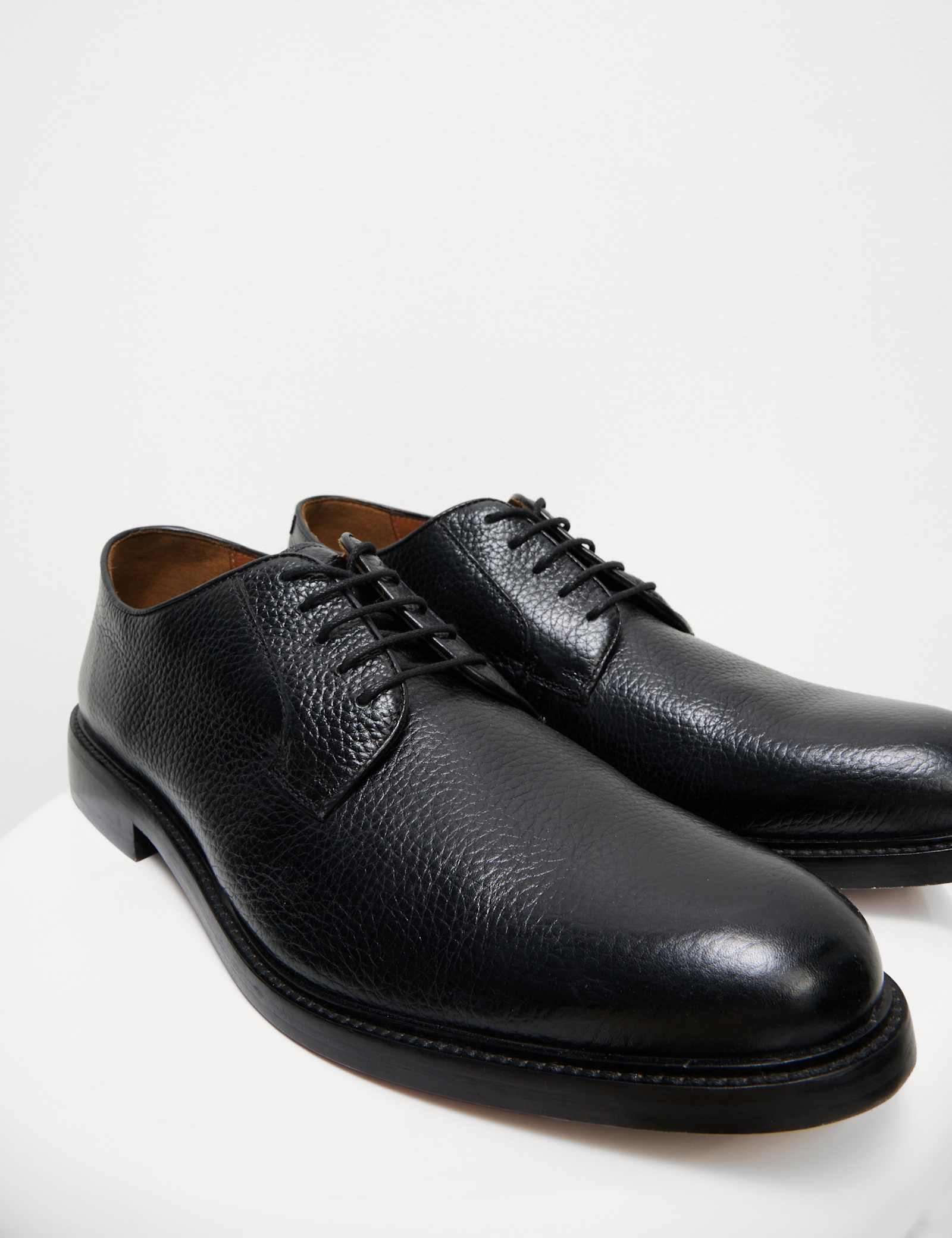 Leather Derby Shoes - image 4