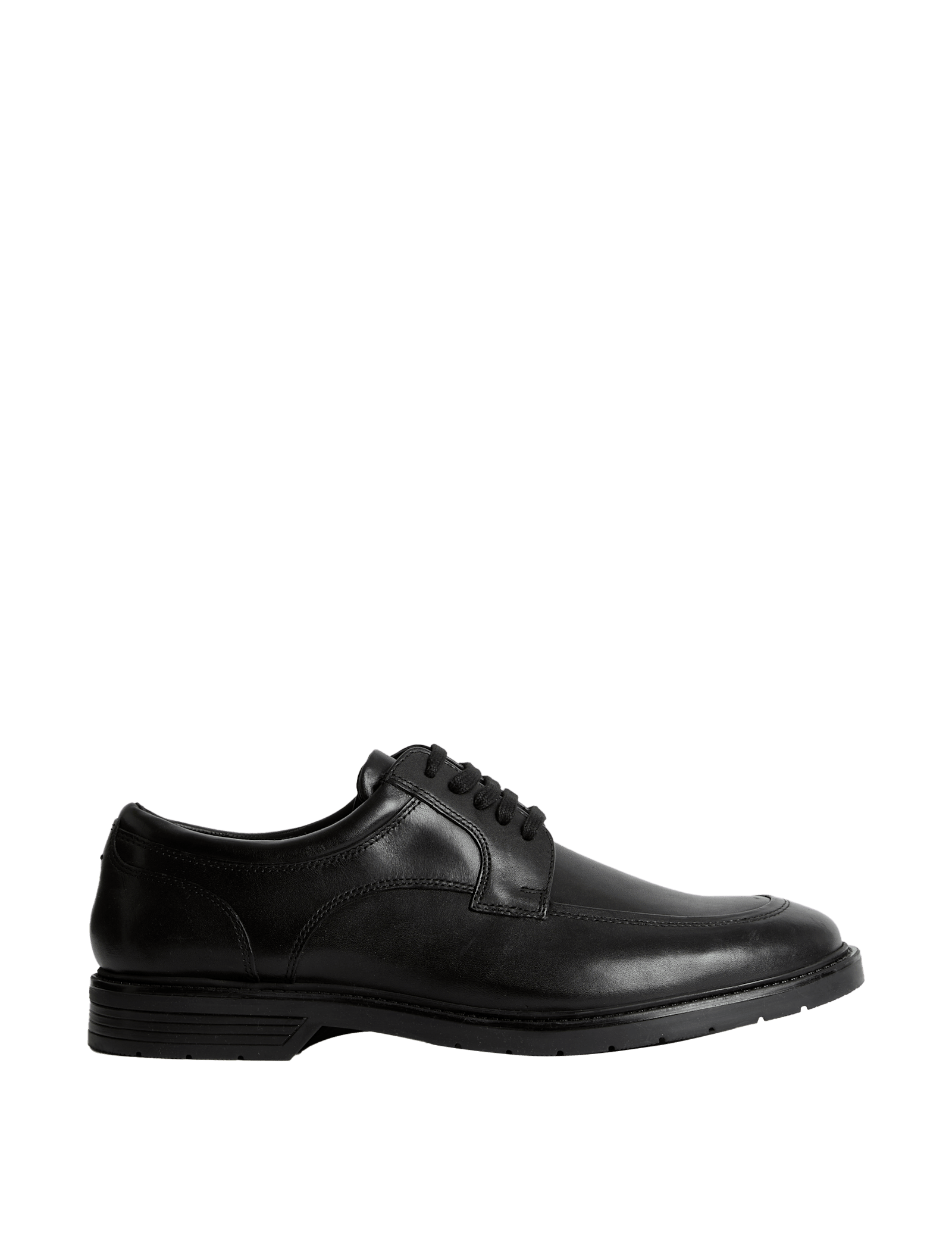 Wide Fit Smart Step Leather Derby Shoes - image 3